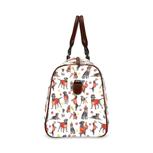 Kansas City Black Labs Waterproof Travel Bag