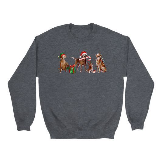 Chocolate Lab Christmas Crewneck