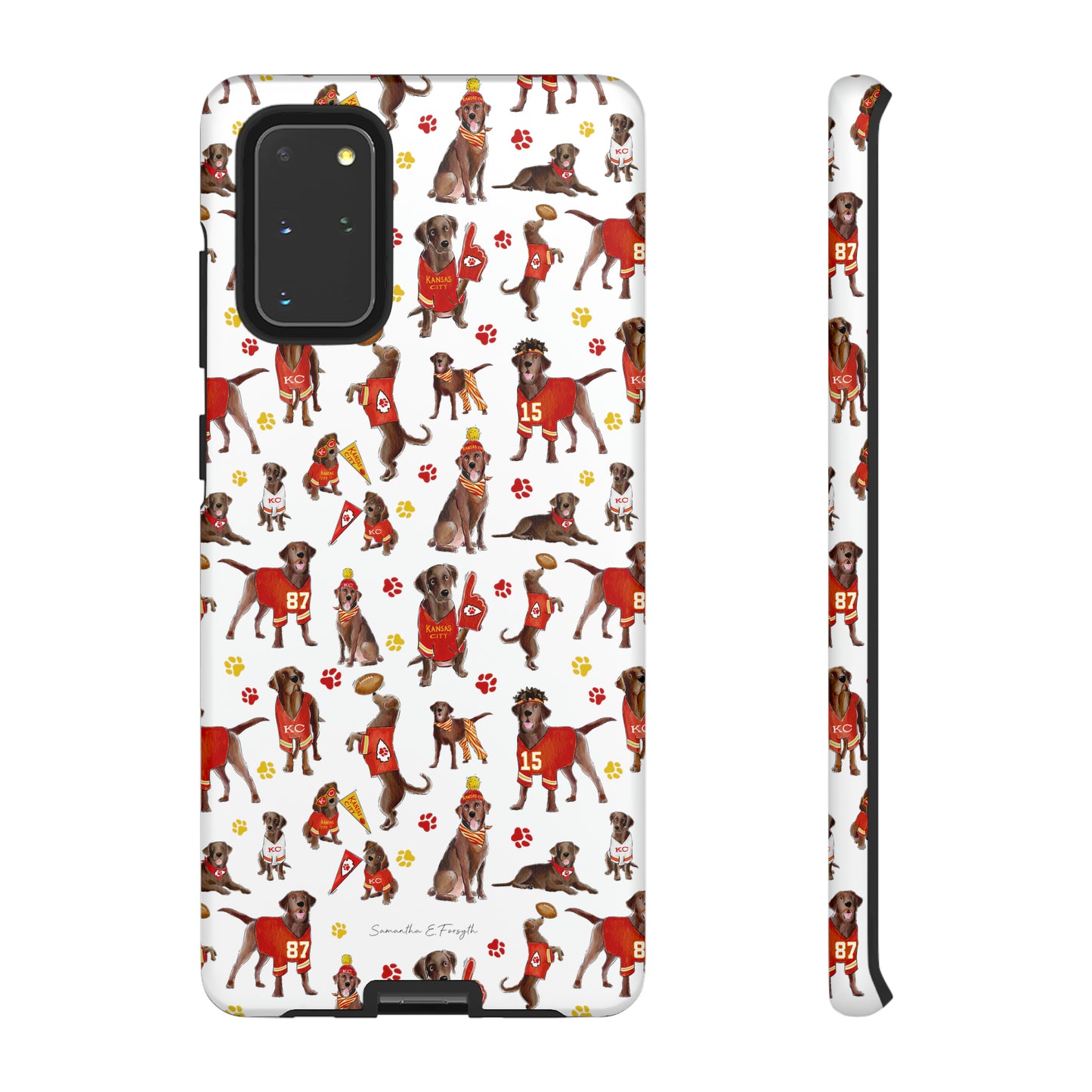 Kansas City Chocolate Lab Pretty Tough Case