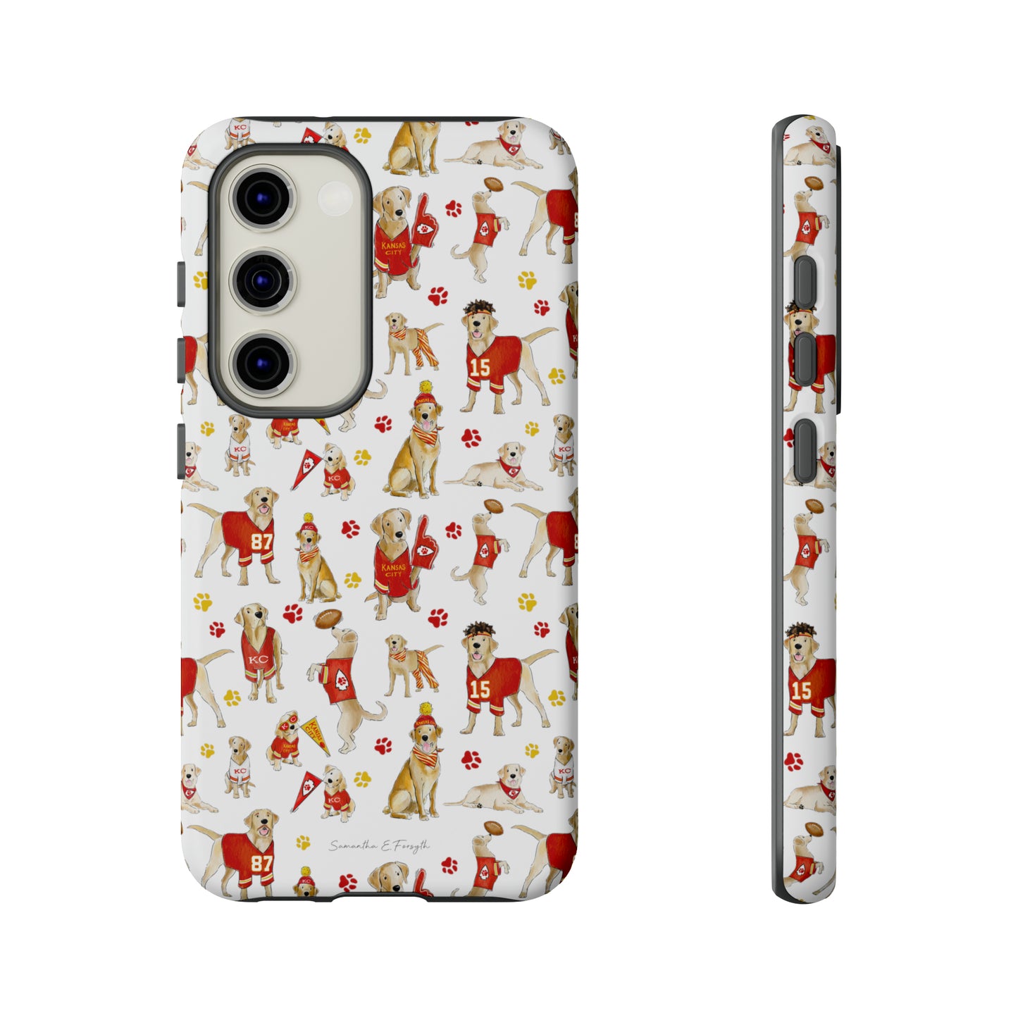 Kansas City Yellow Lab Pretty Tough Case