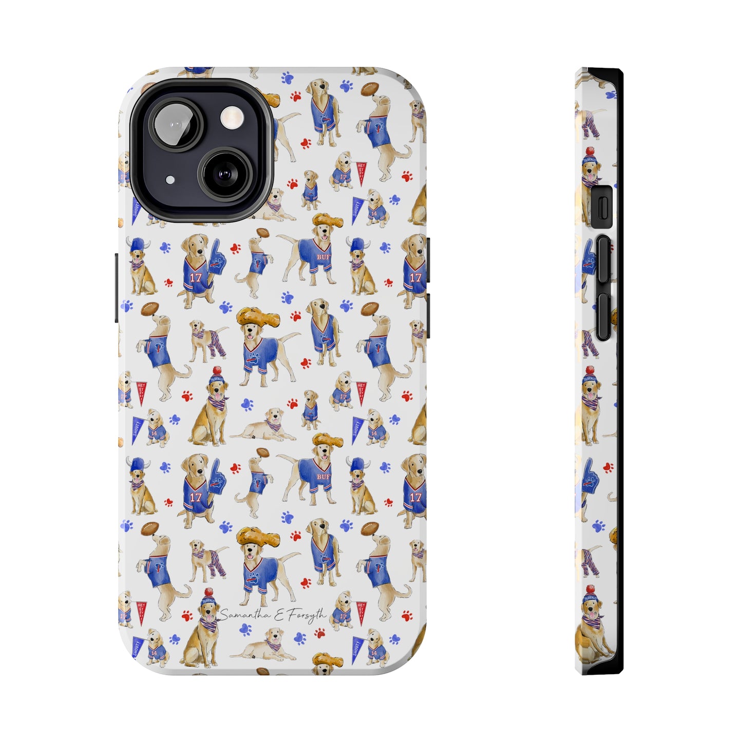 Buffalo Yellow Lab Pretty Tough Phone Case