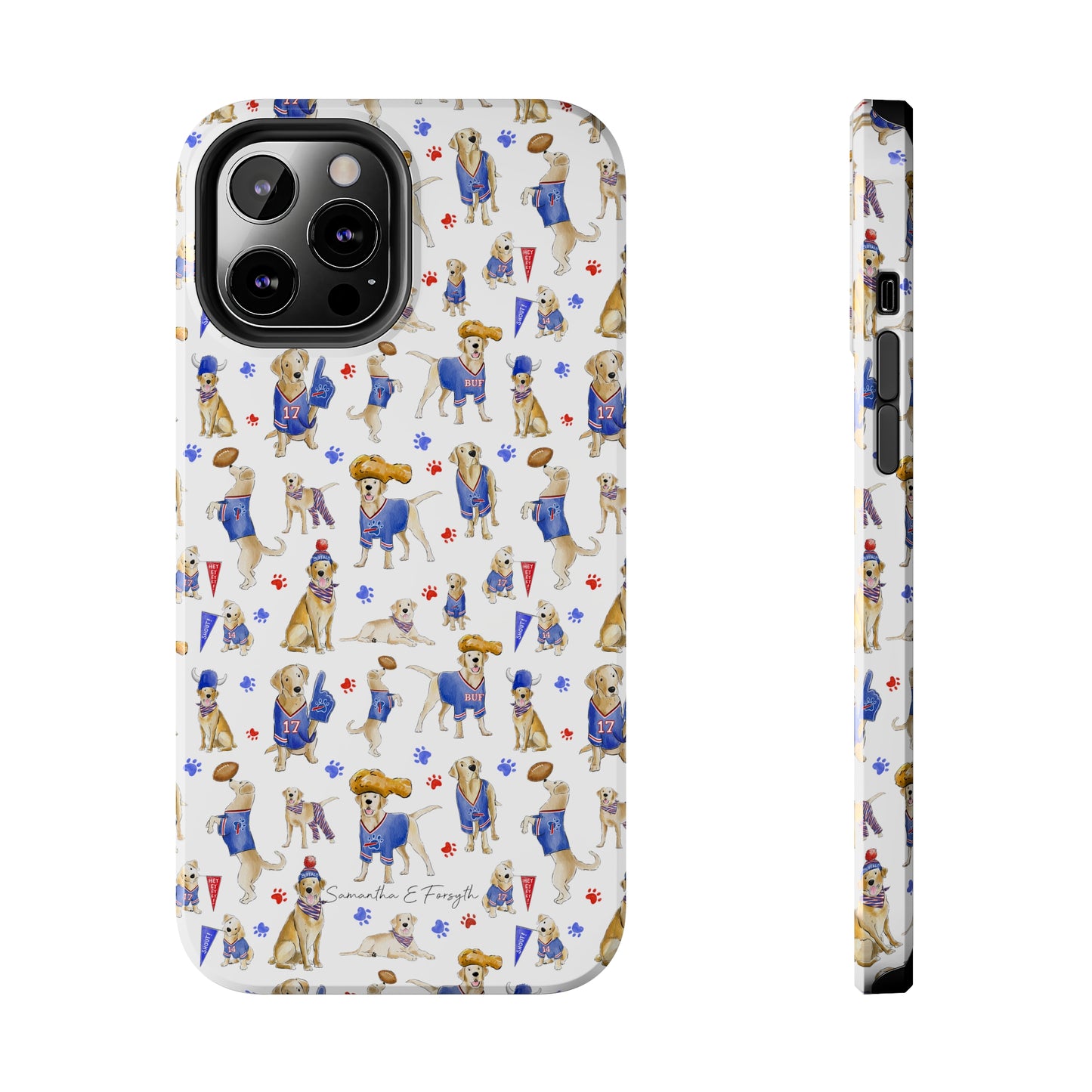 Buffalo Yellow Lab Pretty Tough Phone Case
