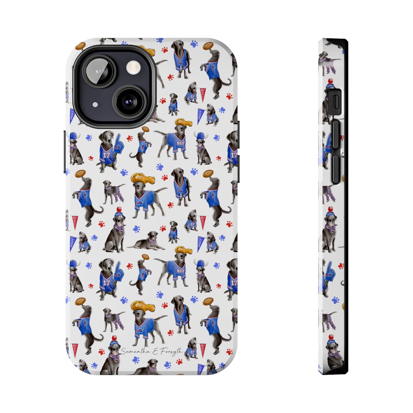 Buffalo Black Lab Pretty Tough Phone Case