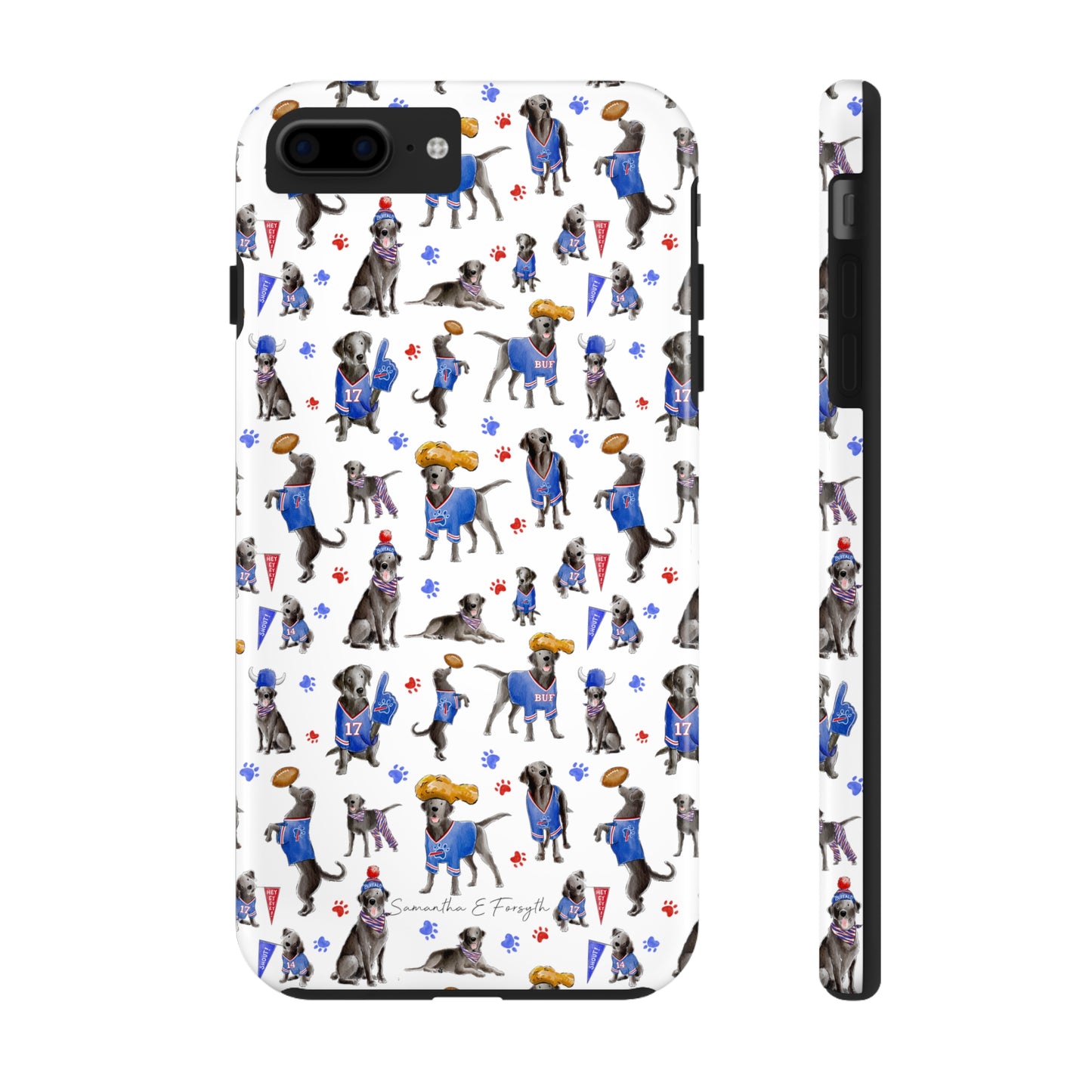 Buffalo Black Lab Pretty Tough Phone Case