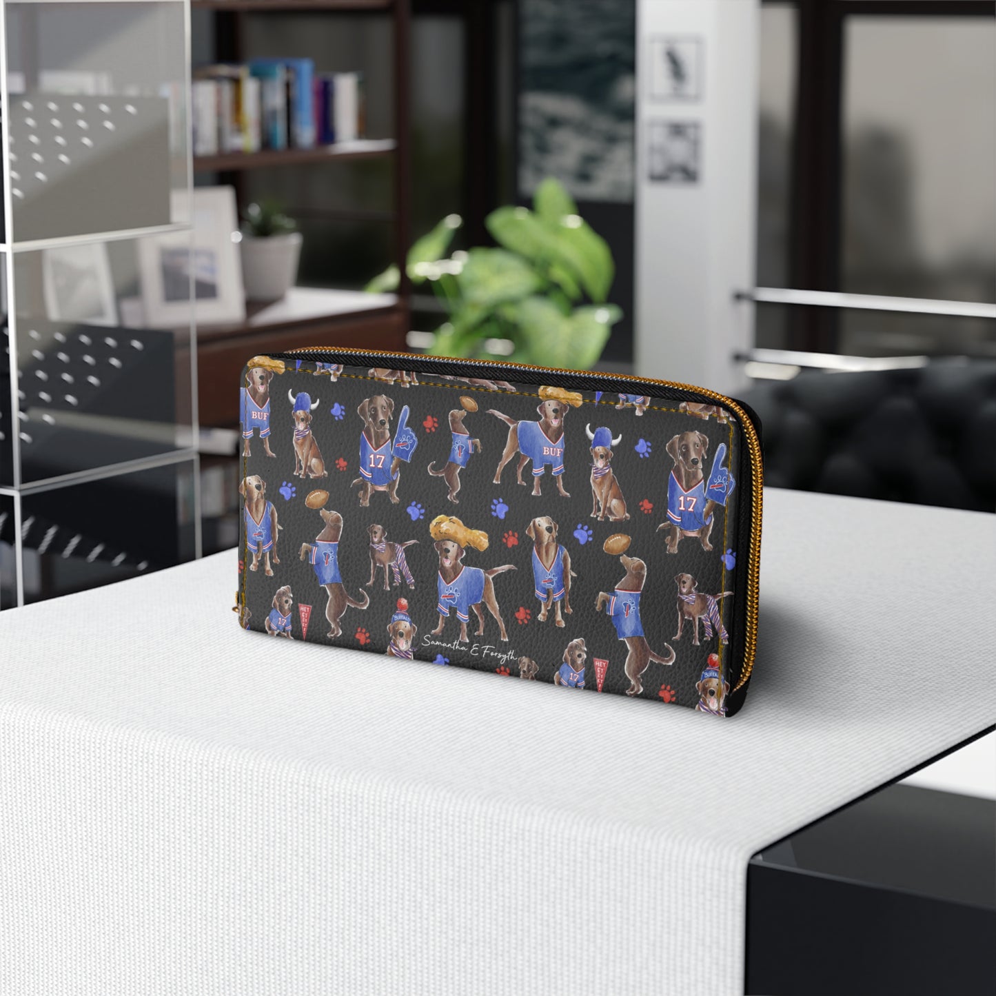 Buffalo Chocolate Lab Wallet - Black