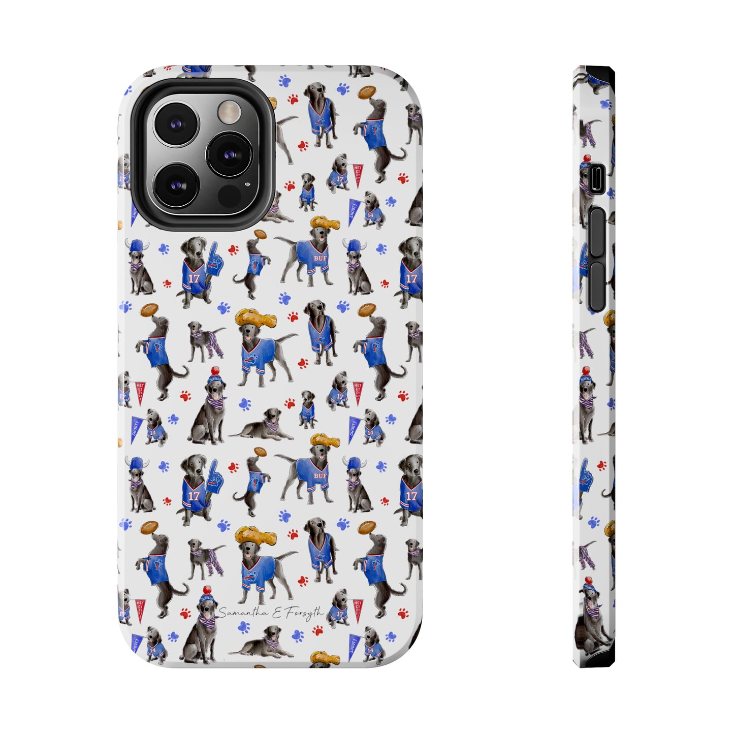 Buffalo Black Lab Pretty Tough Phone Case