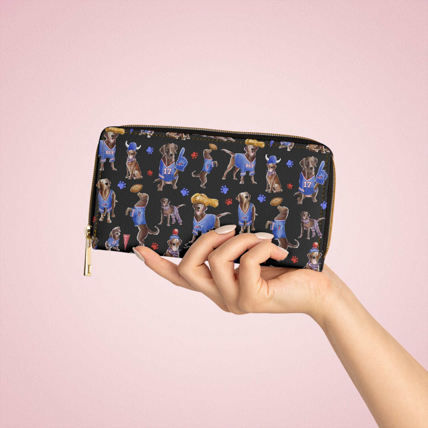 Buffalo Chocolate Lab Wallet - Black