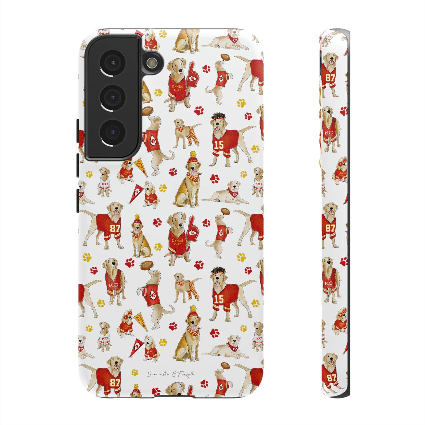 Kansas City Yellow Lab Pretty Tough Case