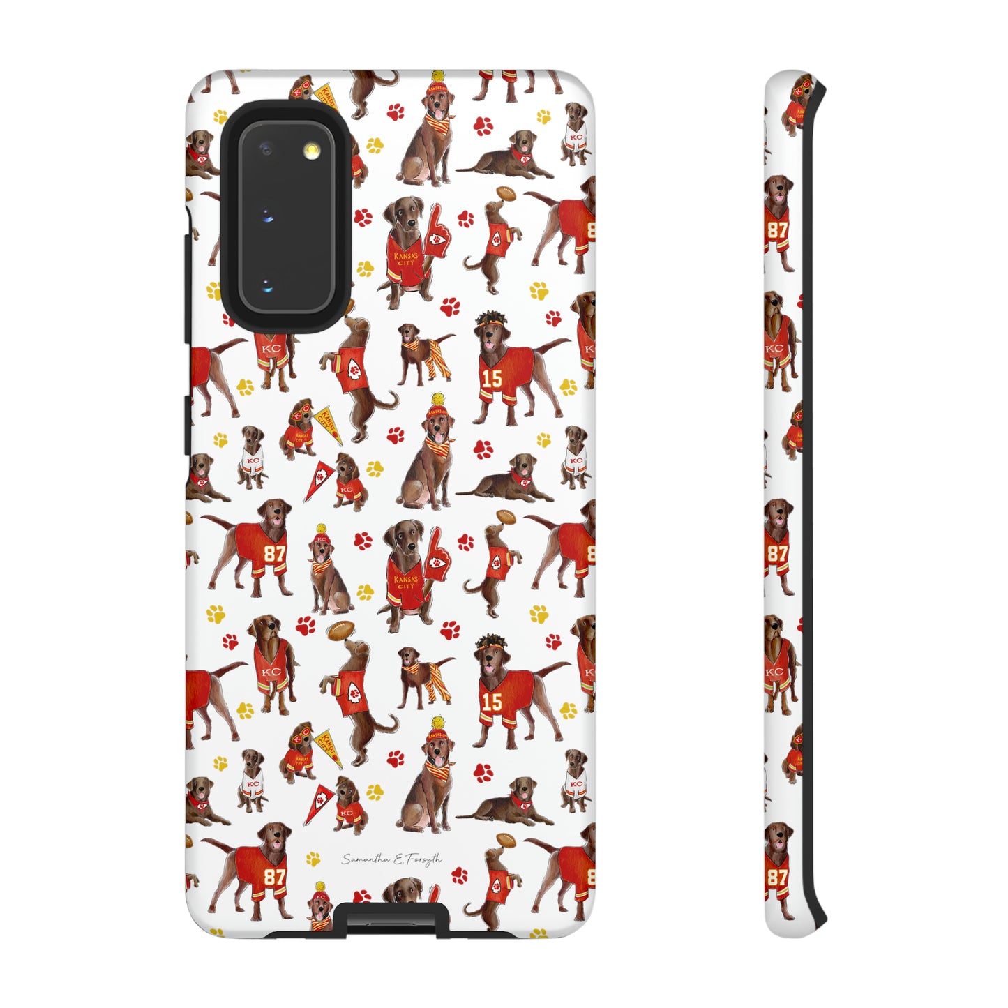 Kansas City Chocolate Lab Pretty Tough Case