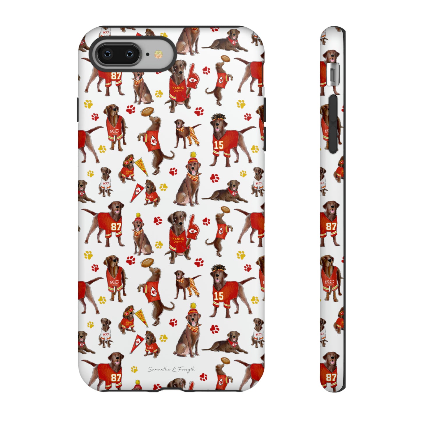 Kansas City Chocolate Lab Pretty Tough Case