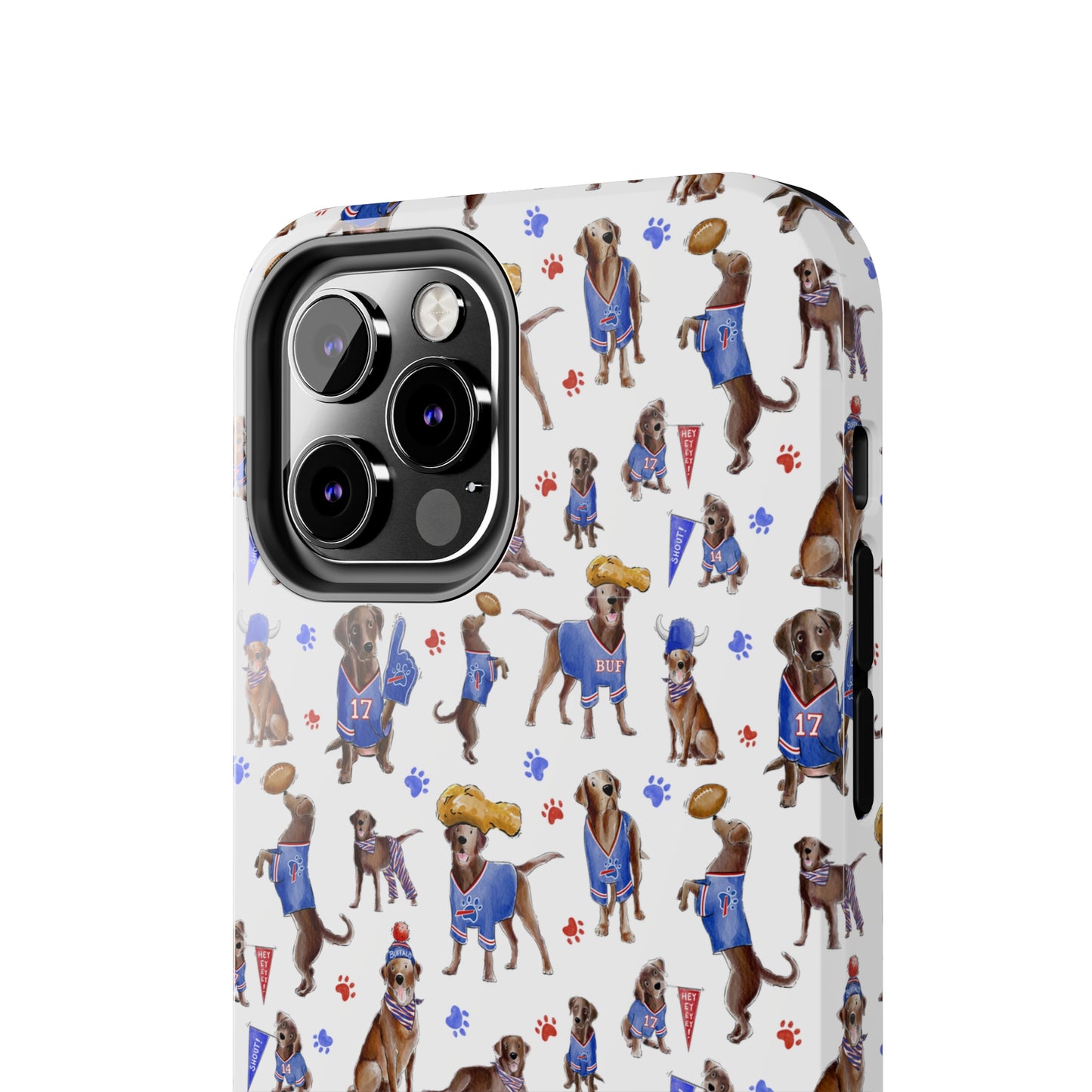 Buffalo Chocolate Lab Pretty Tough Phone Case