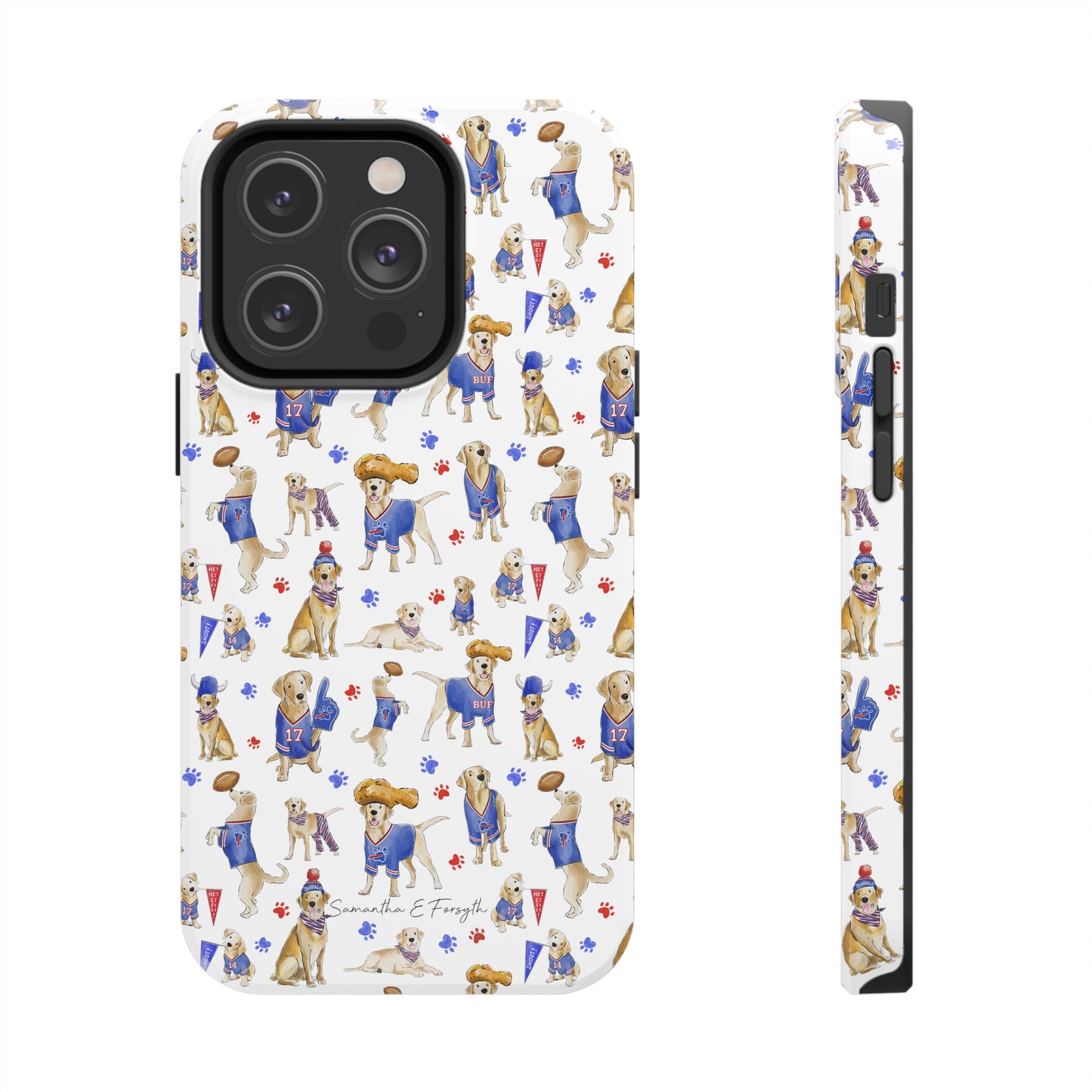 Buffalo Yellow Lab Pretty Tough Phone Case