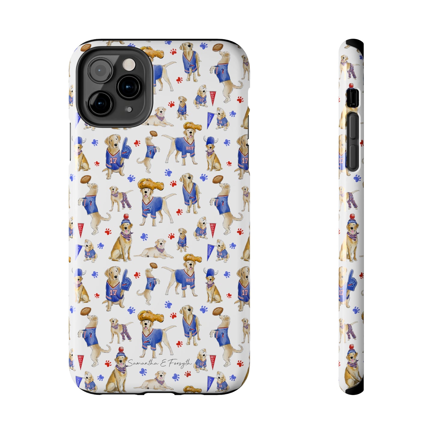 Buffalo Yellow Lab Pretty Tough Phone Case