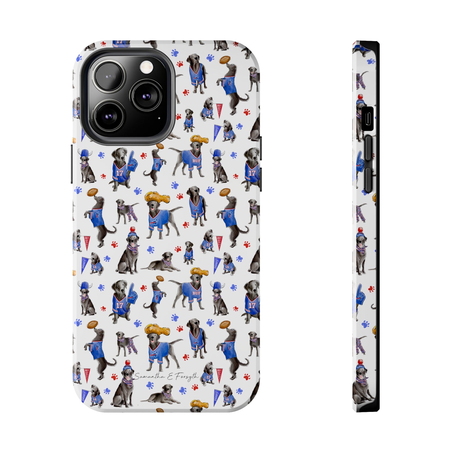 Buffalo Black Lab Pretty Tough Phone Case