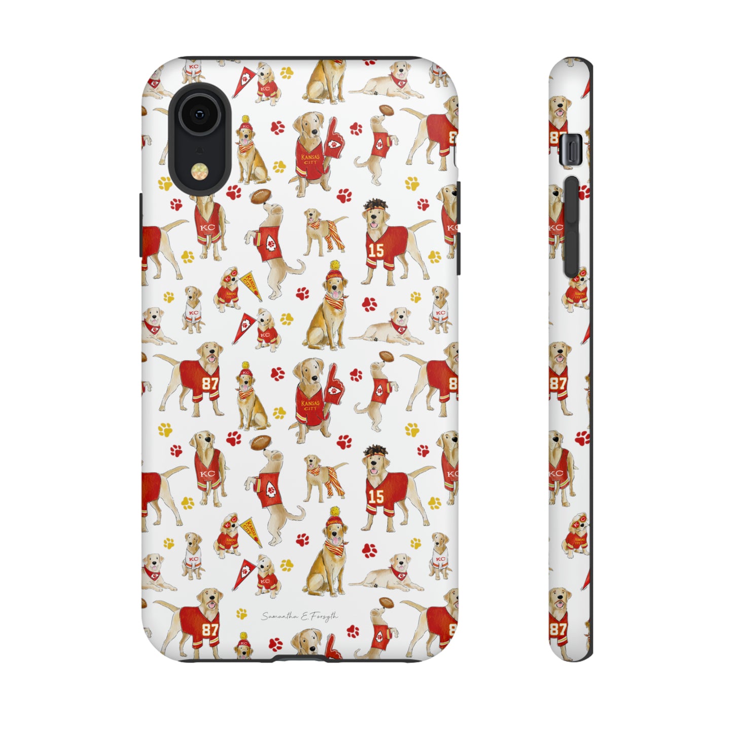 Kansas City Yellow Lab Pretty Tough Case