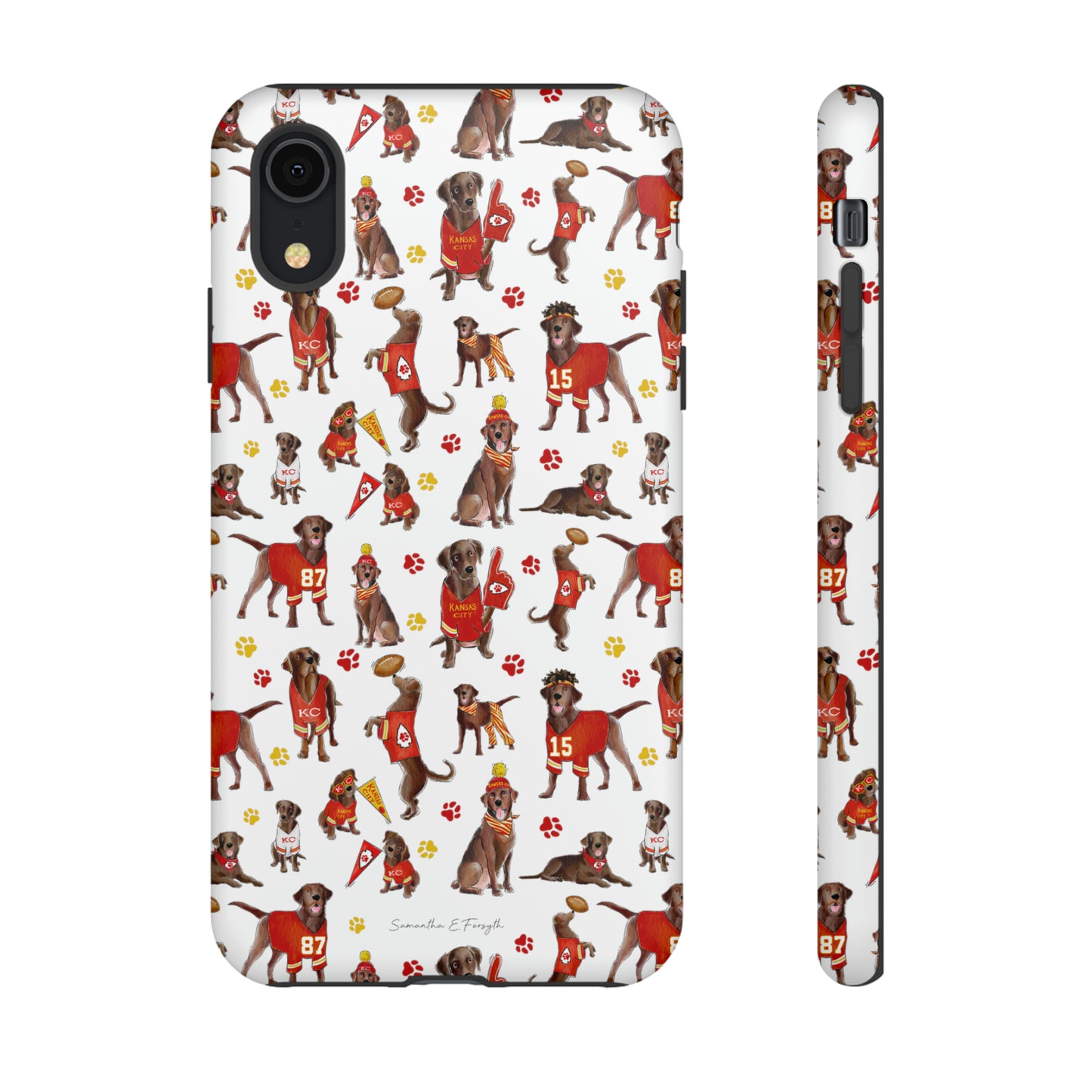 Kansas City Chocolate Lab Pretty Tough Case