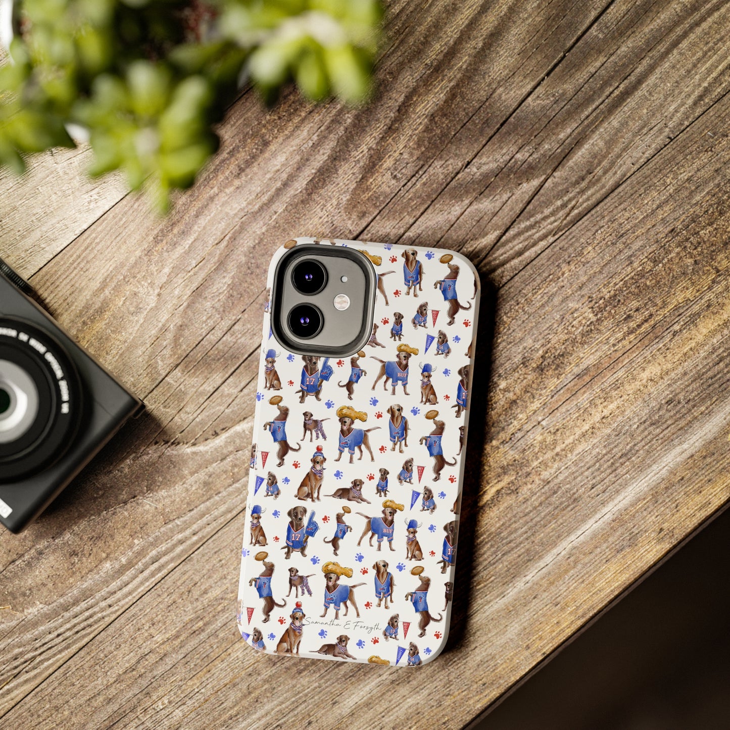Buffalo Chocolate Lab Pretty Tough Phone Case