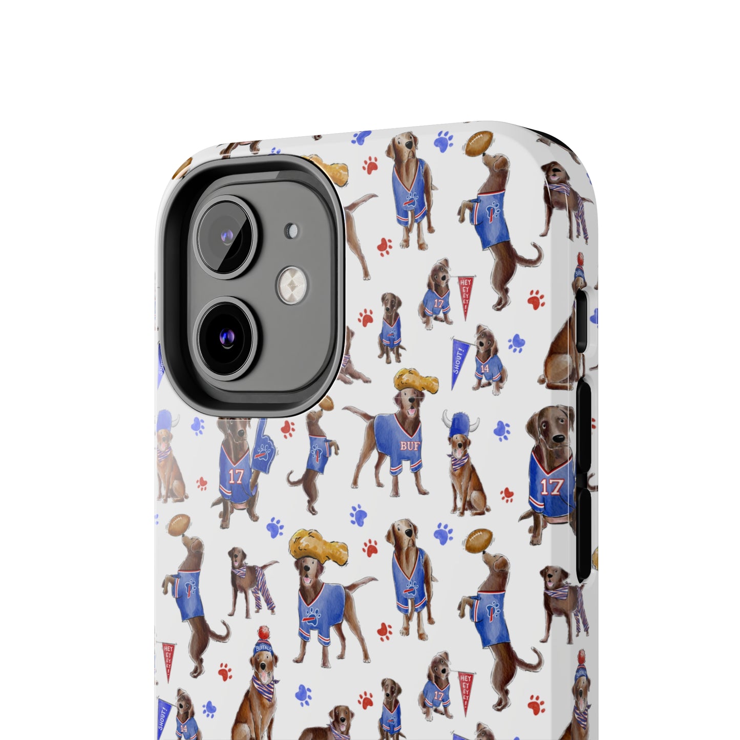 Buffalo Chocolate Lab Pretty Tough Phone Case