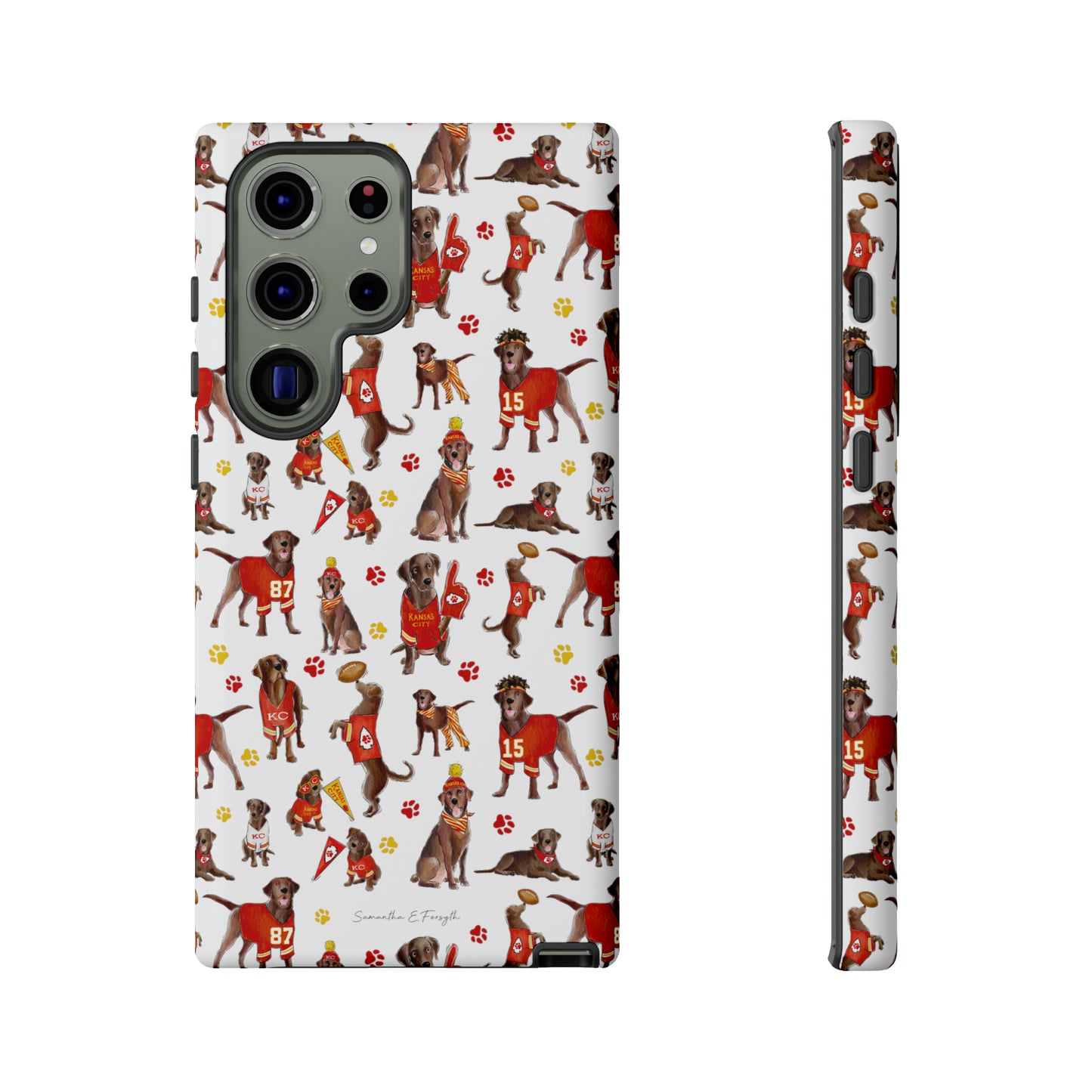 Kansas City Chocolate Lab Pretty Tough Case