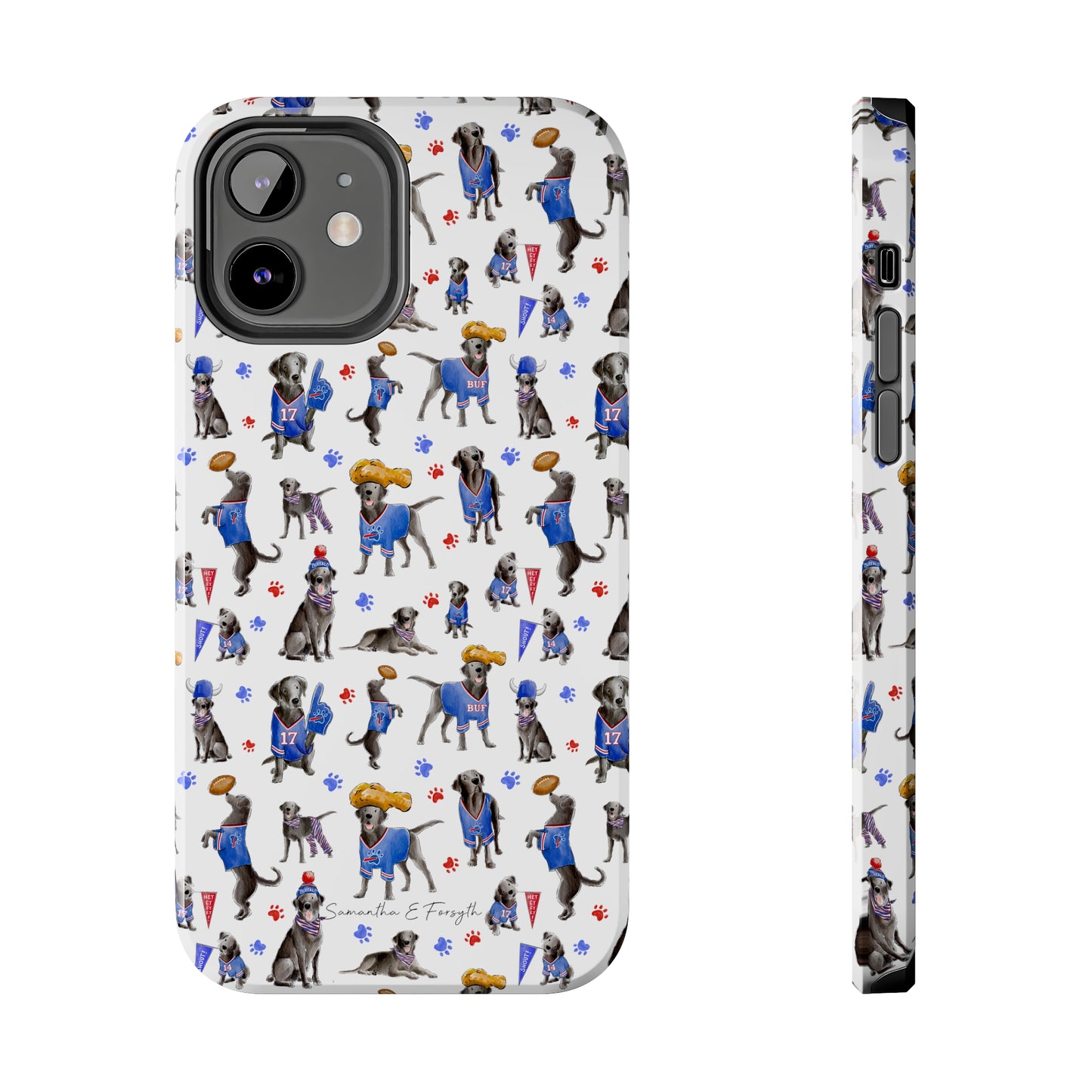 Buffalo Black Lab Pretty Tough Phone Case