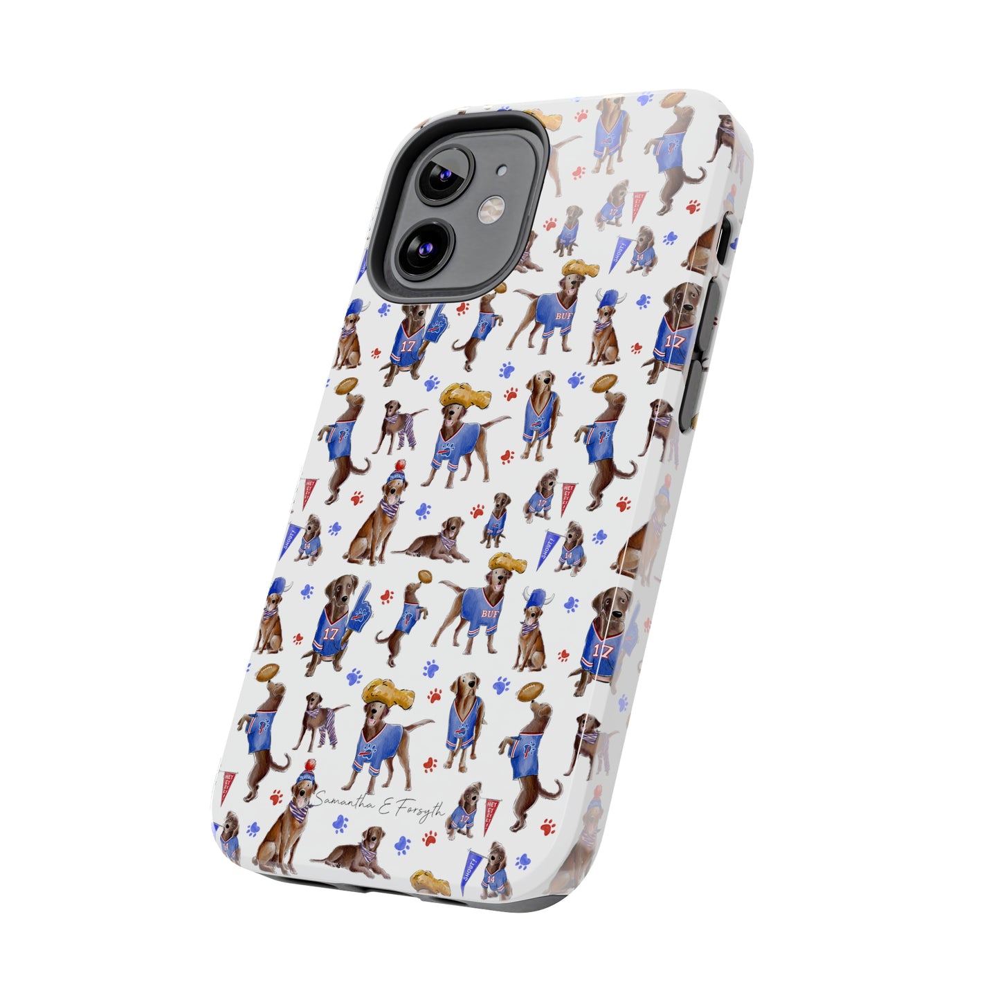 Buffalo Chocolate Lab Pretty Tough Phone Case