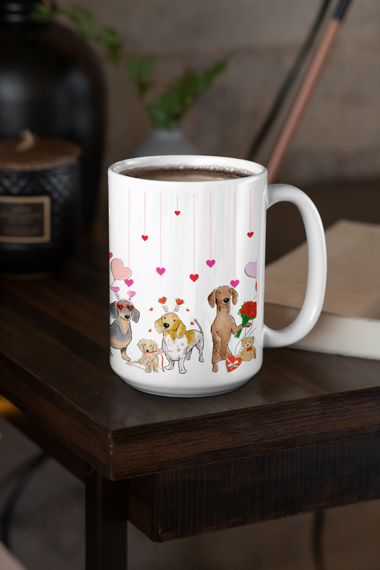 Wiener Valentine Mugs