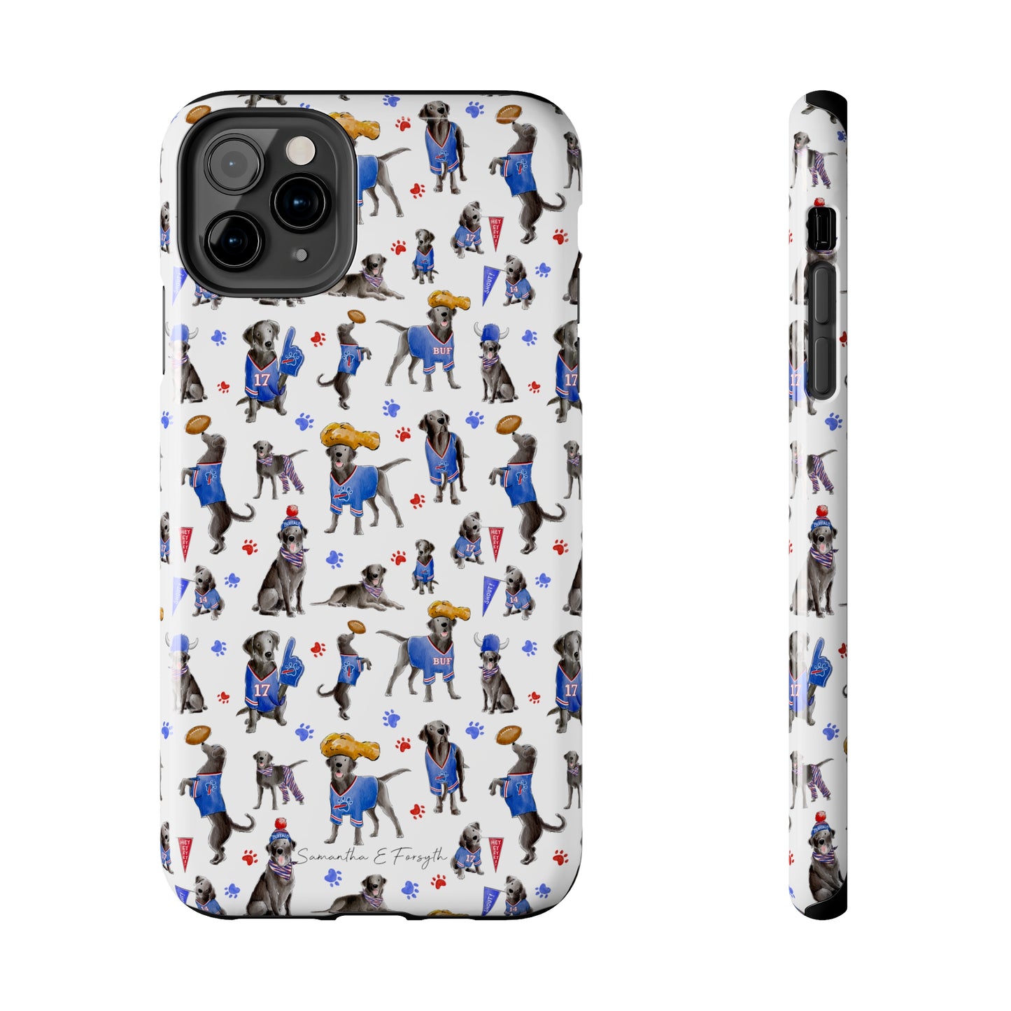 Buffalo Black Lab Pretty Tough Phone Case