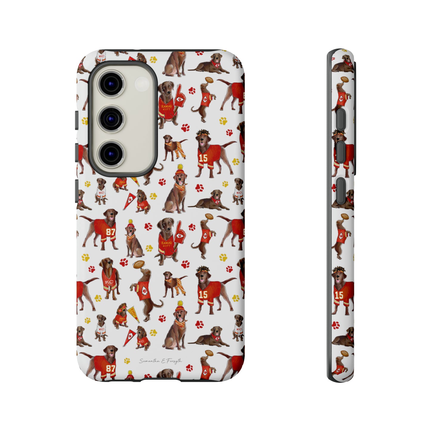 Kansas City Chocolate Lab Pretty Tough Case