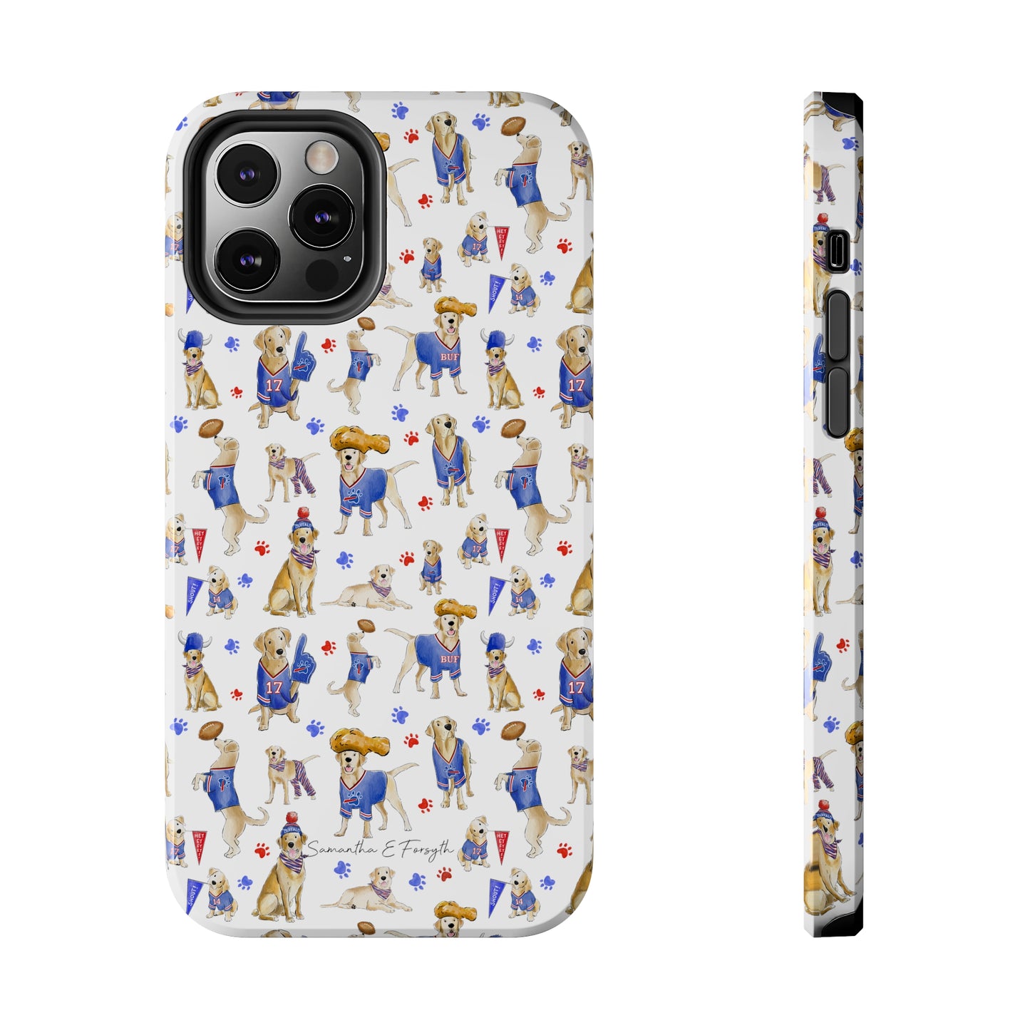 Buffalo Yellow Lab Pretty Tough Phone Case