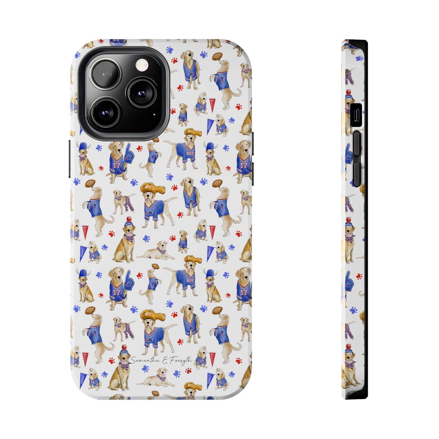 Buffalo Yellow Lab Pretty Tough Phone Case