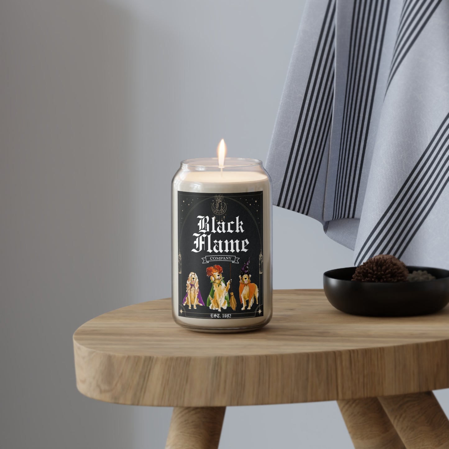 Golden Retriever Hocus Paw-cus Candle