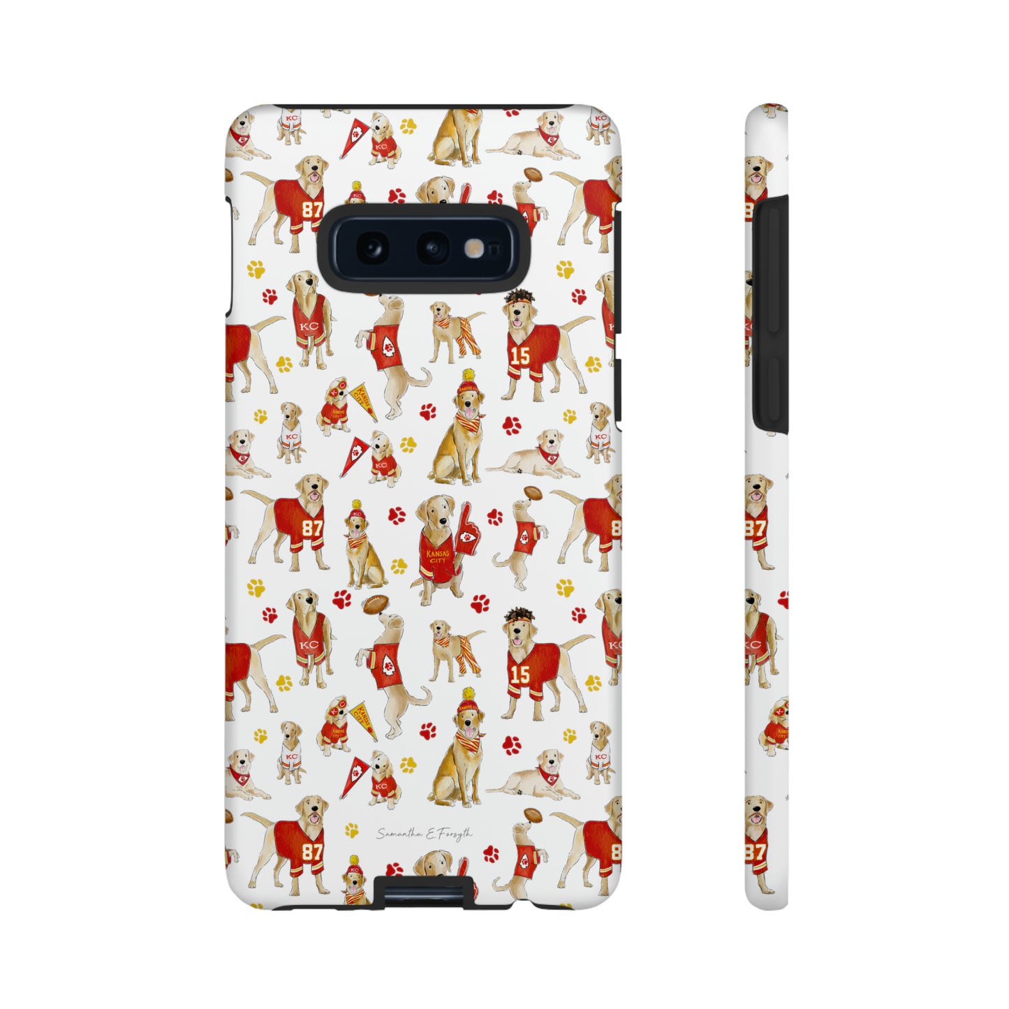 Kansas City Yellow Lab Pretty Tough Case