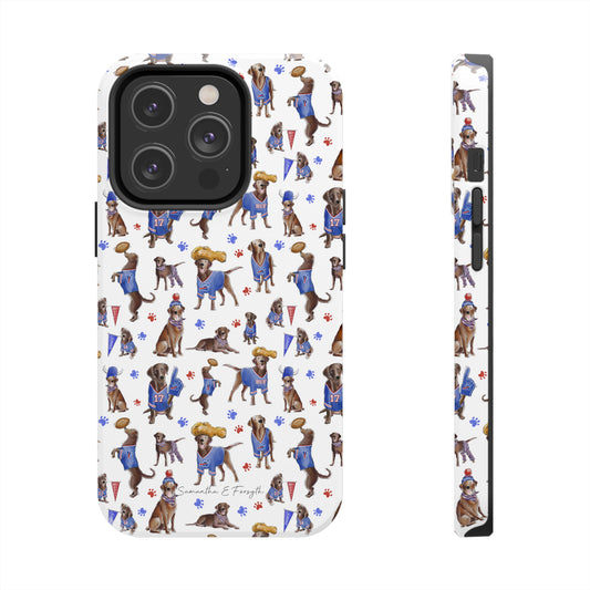 Buffalo Chocolate Lab Pretty Tough Phone Case