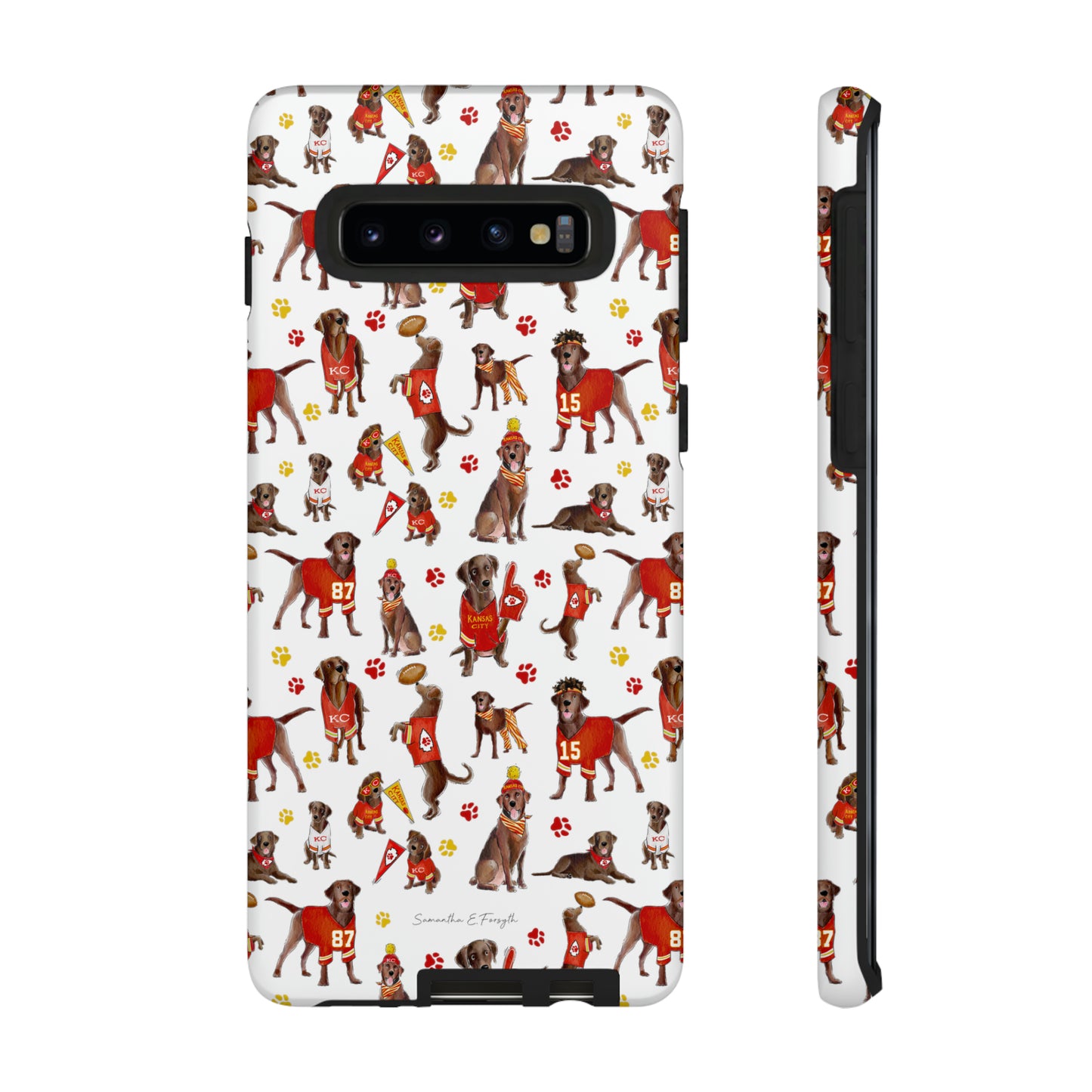 Kansas City Chocolate Lab Pretty Tough Case