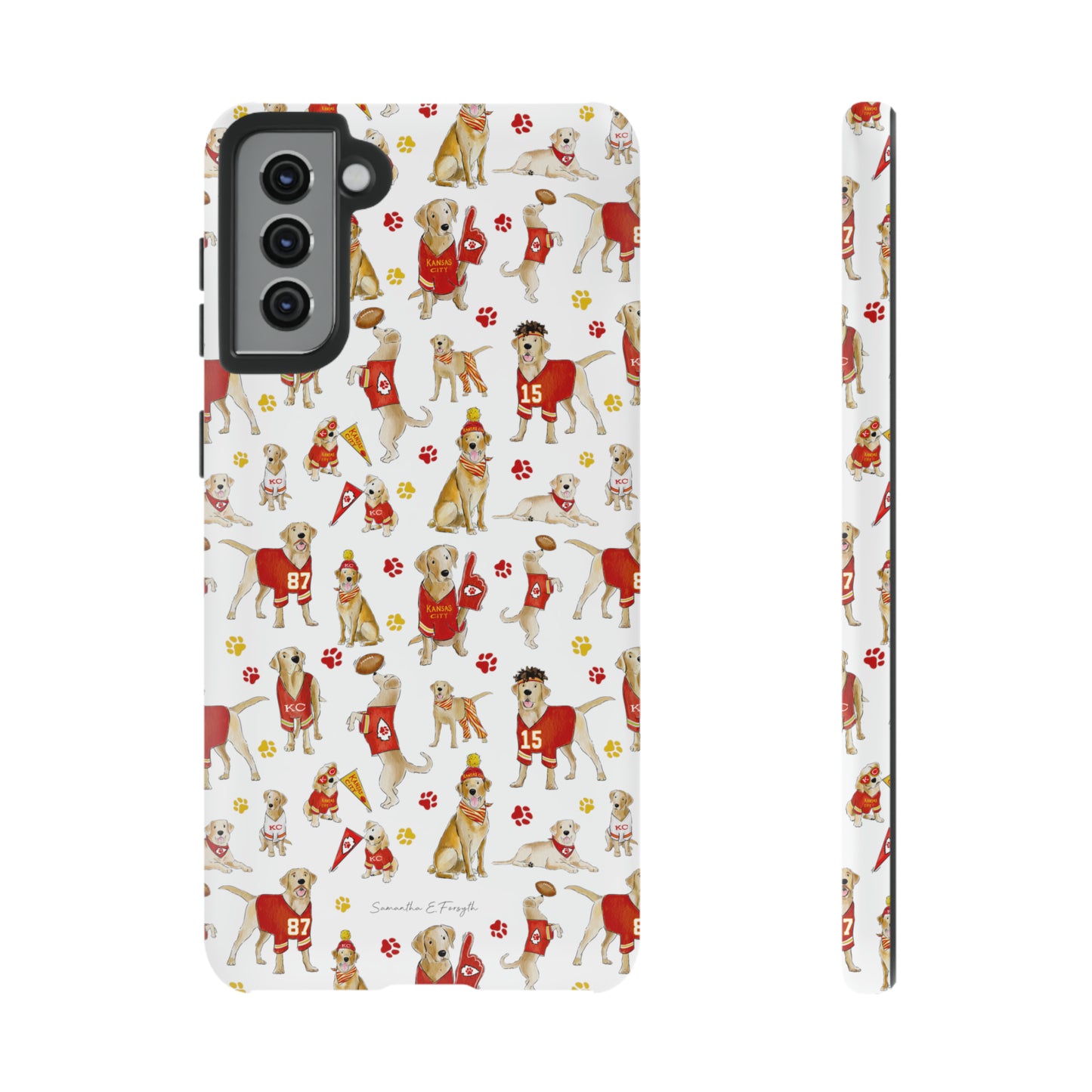 Kansas City Yellow Lab Pretty Tough Case