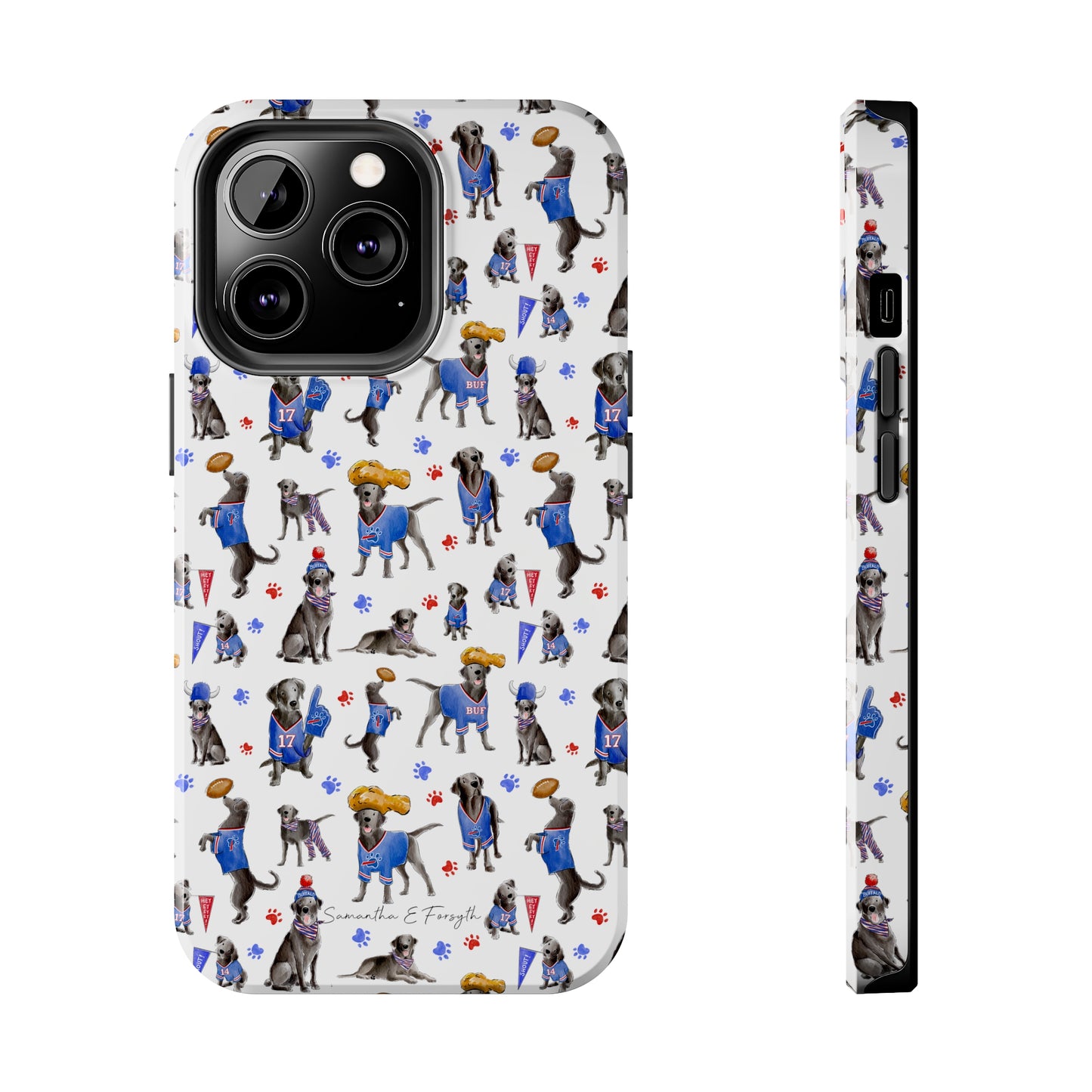 Buffalo Black Lab Pretty Tough Phone Case