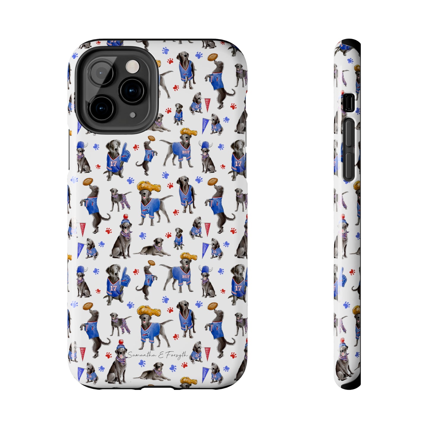 Buffalo Black Lab Pretty Tough Phone Case