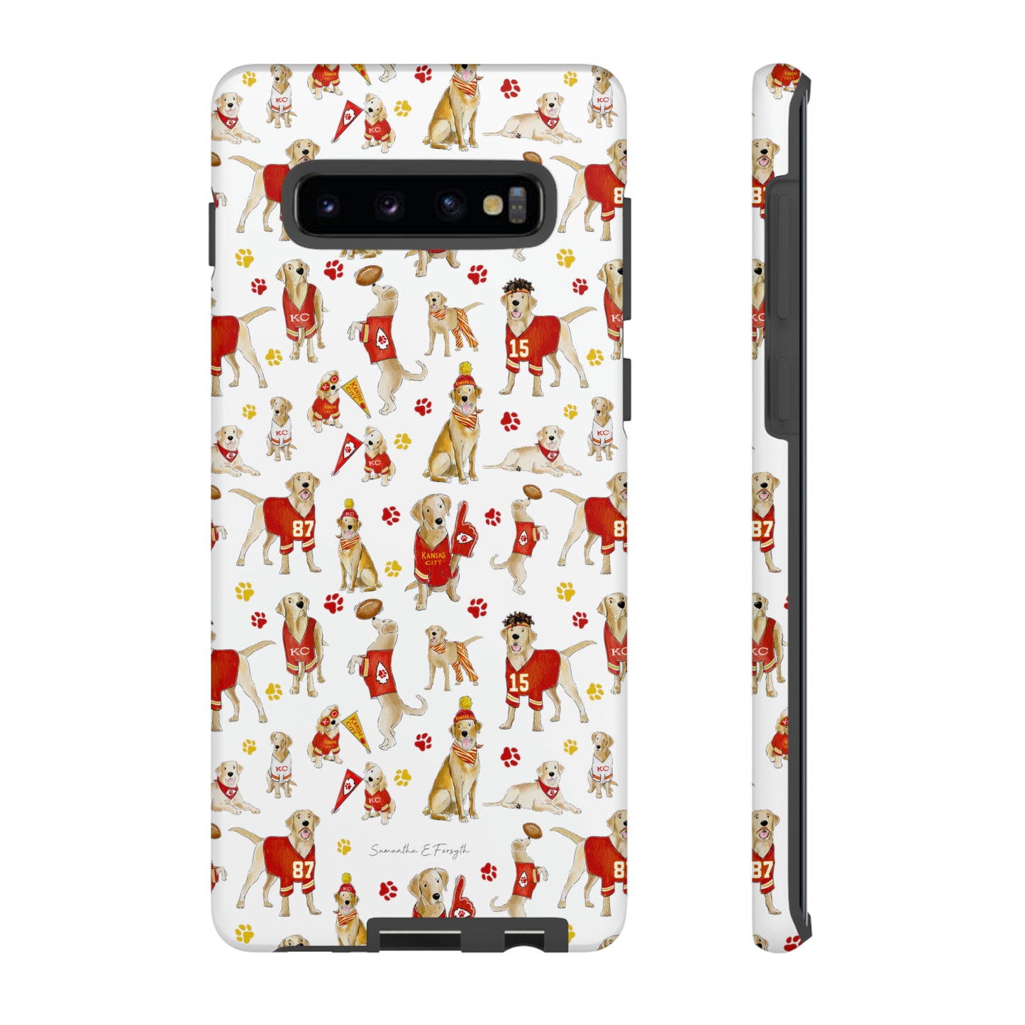 Kansas City Yellow Lab Pretty Tough Case