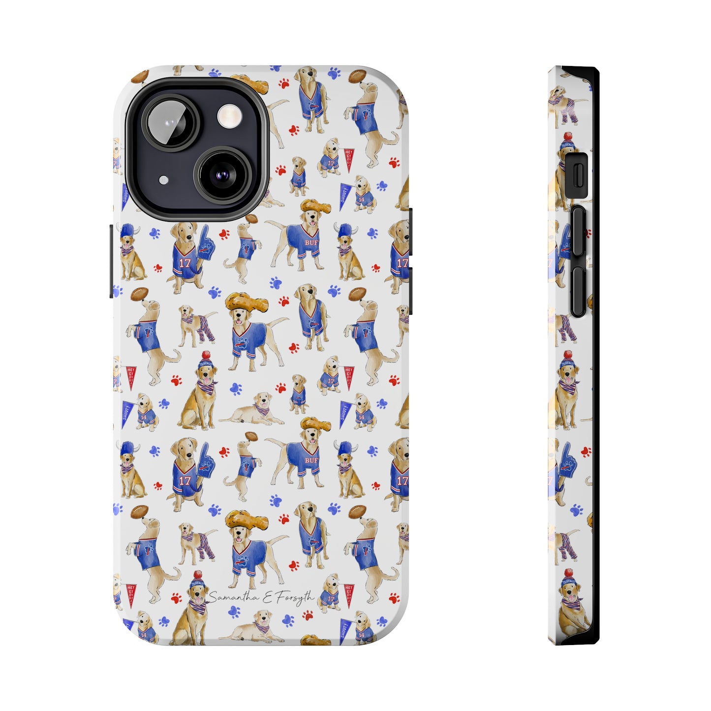 Buffalo Yellow Lab Pretty Tough Phone Case
