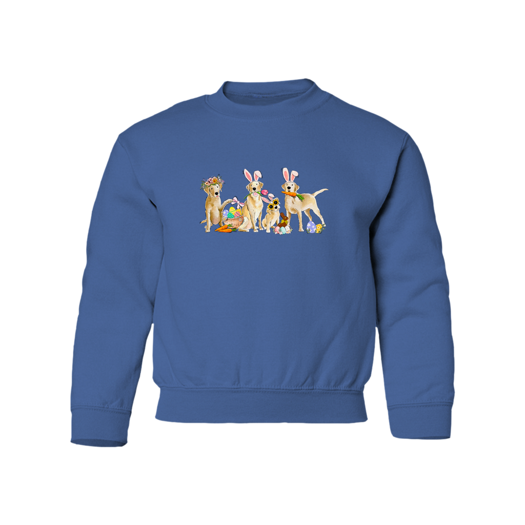 Yellow Labs Easter YOUTH Sweatshirt