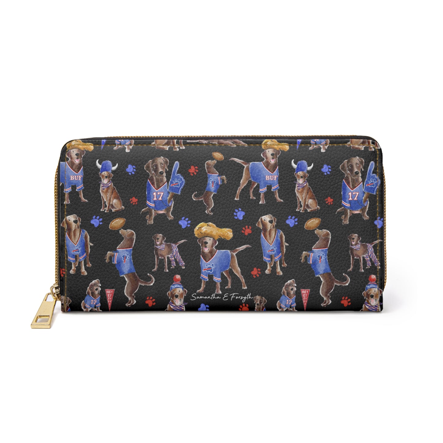 Buffalo Chocolate Lab Wallet - Black