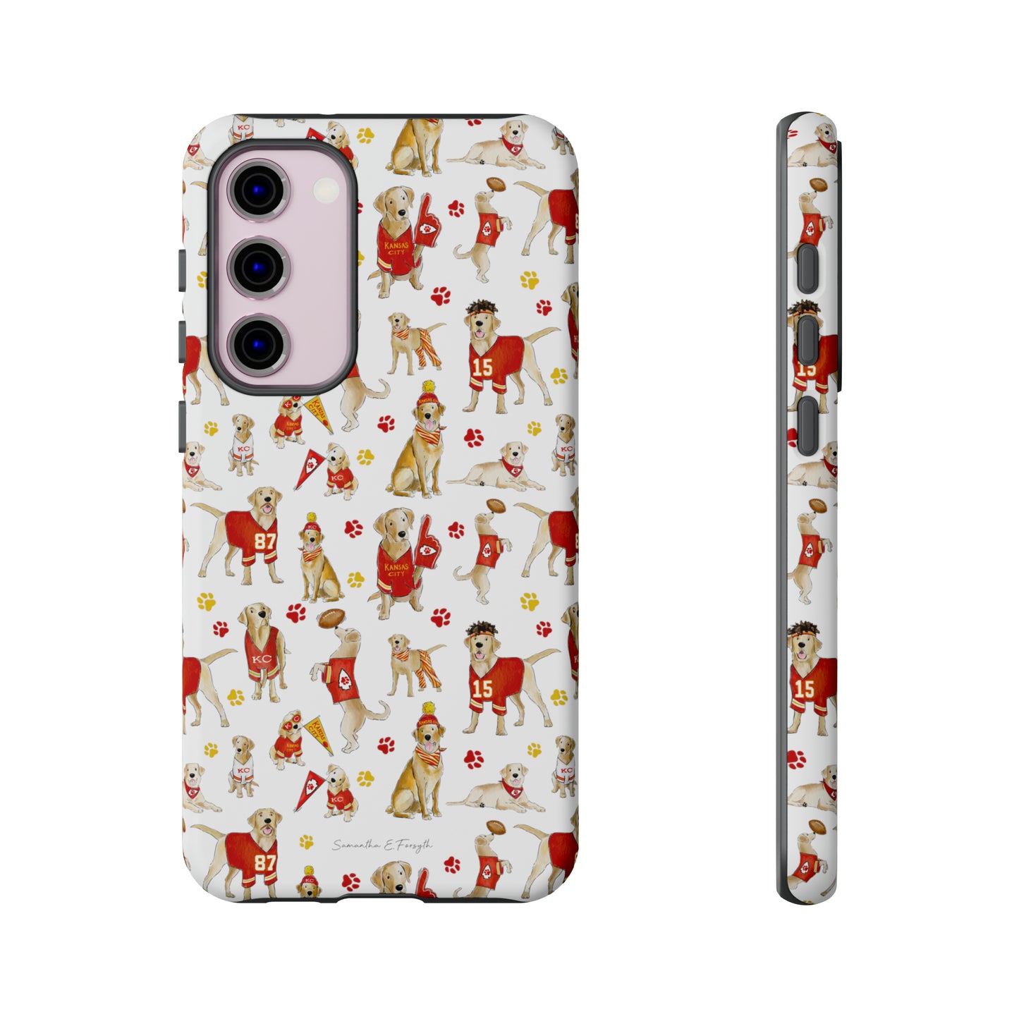 Kansas City Yellow Lab Pretty Tough Case