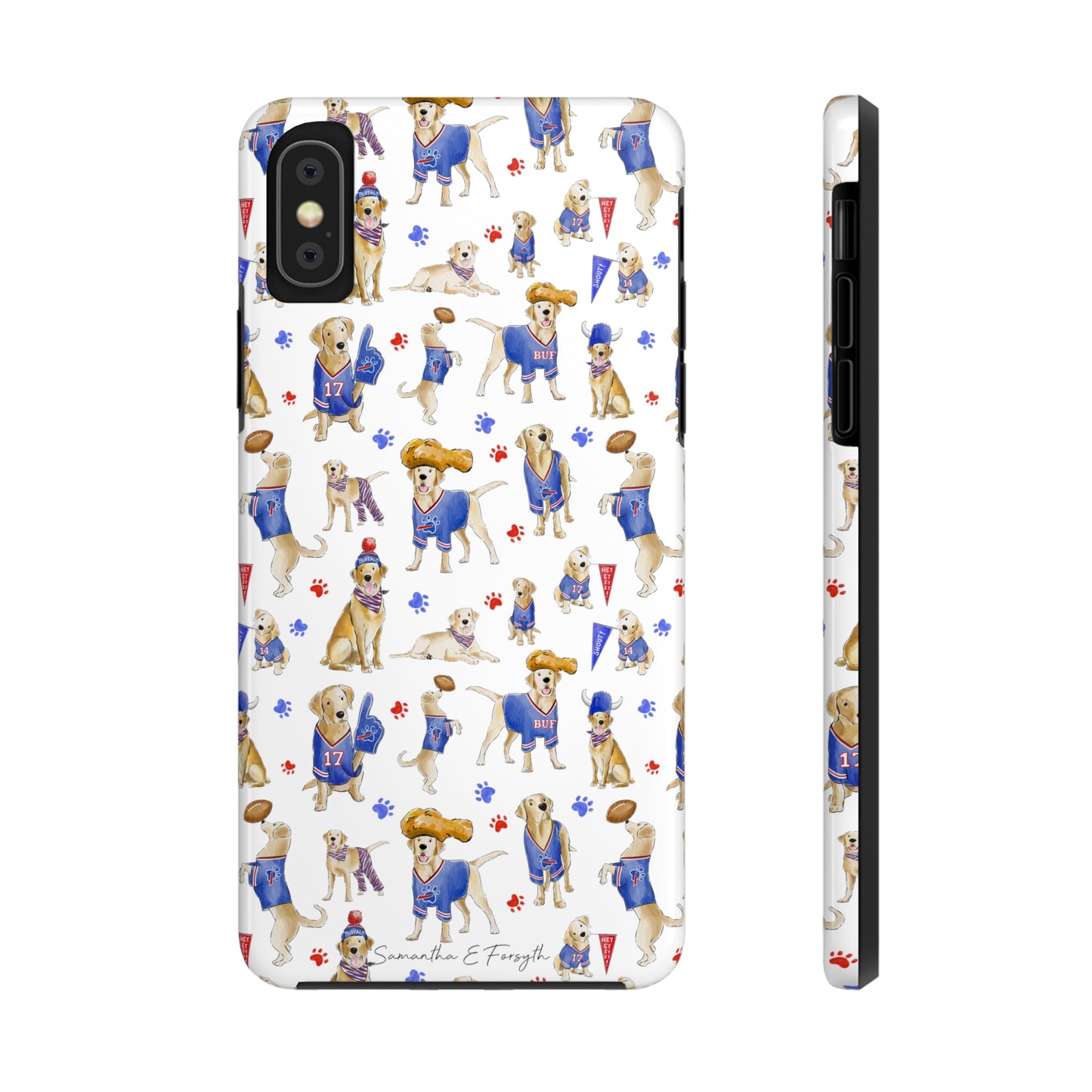 Buffalo Yellow Lab Pretty Tough Phone Case