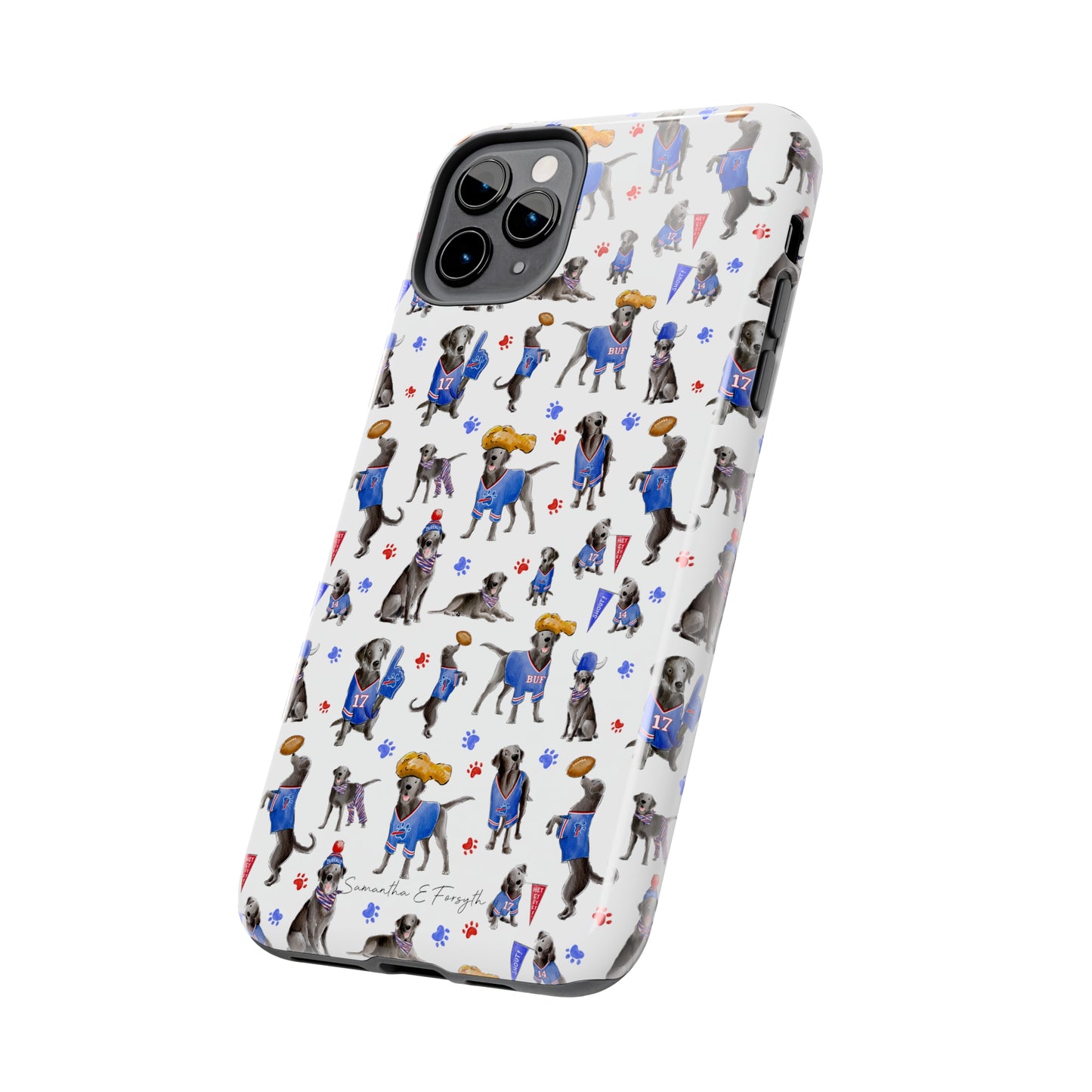 Buffalo Black Lab Pretty Tough Phone Case