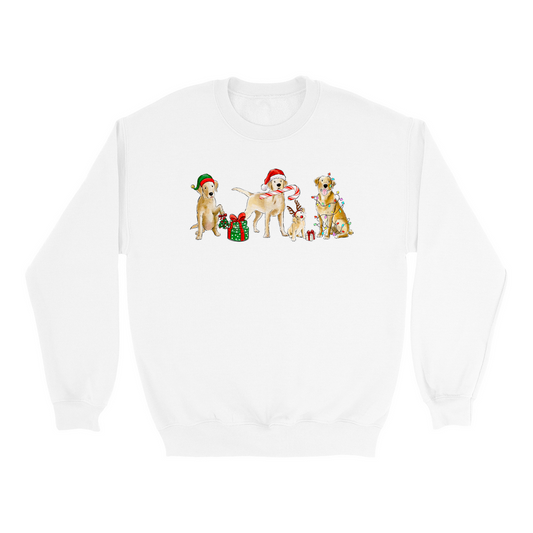 Yellow Lab Christmas Crewneck