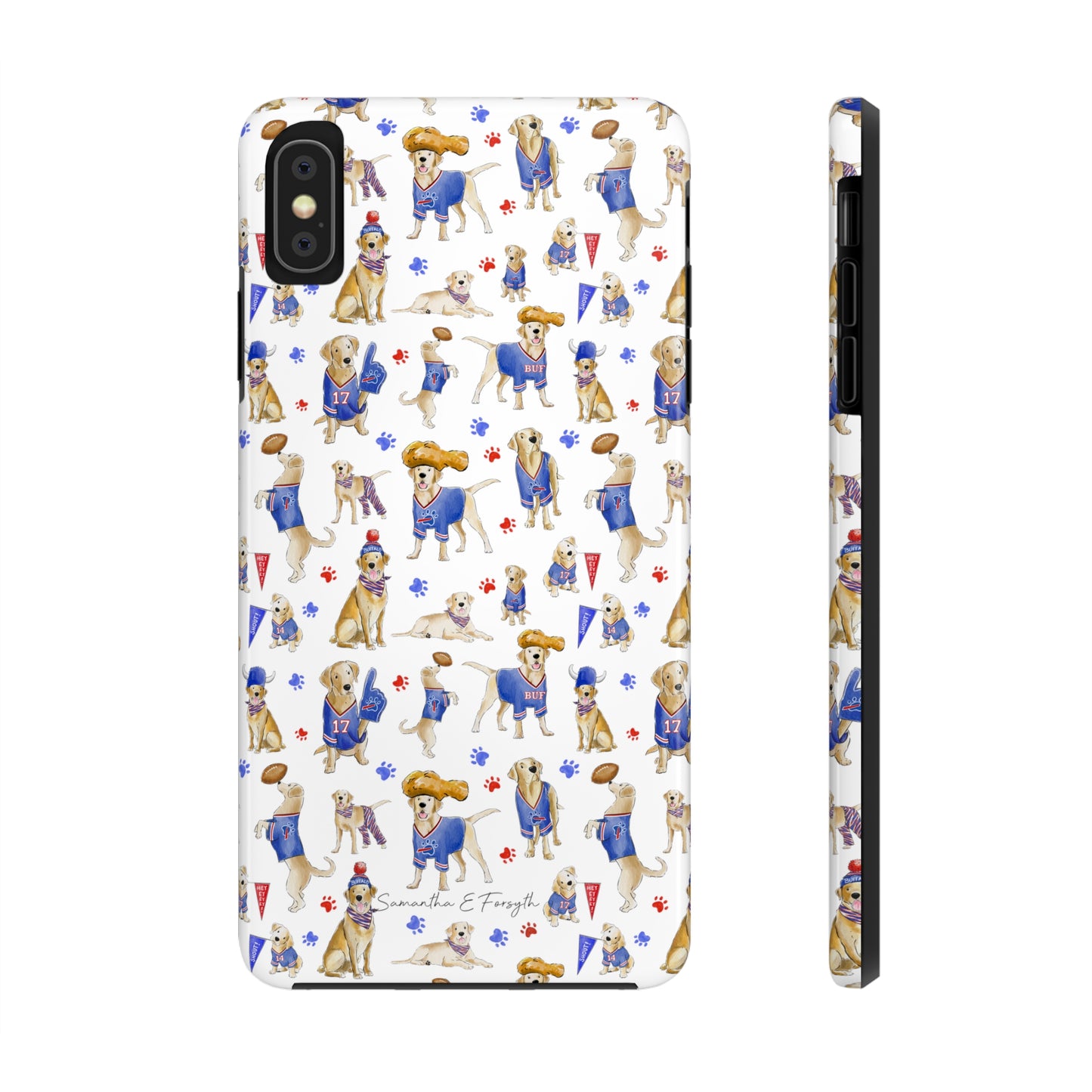 Buffalo Yellow Lab Pretty Tough Phone Case