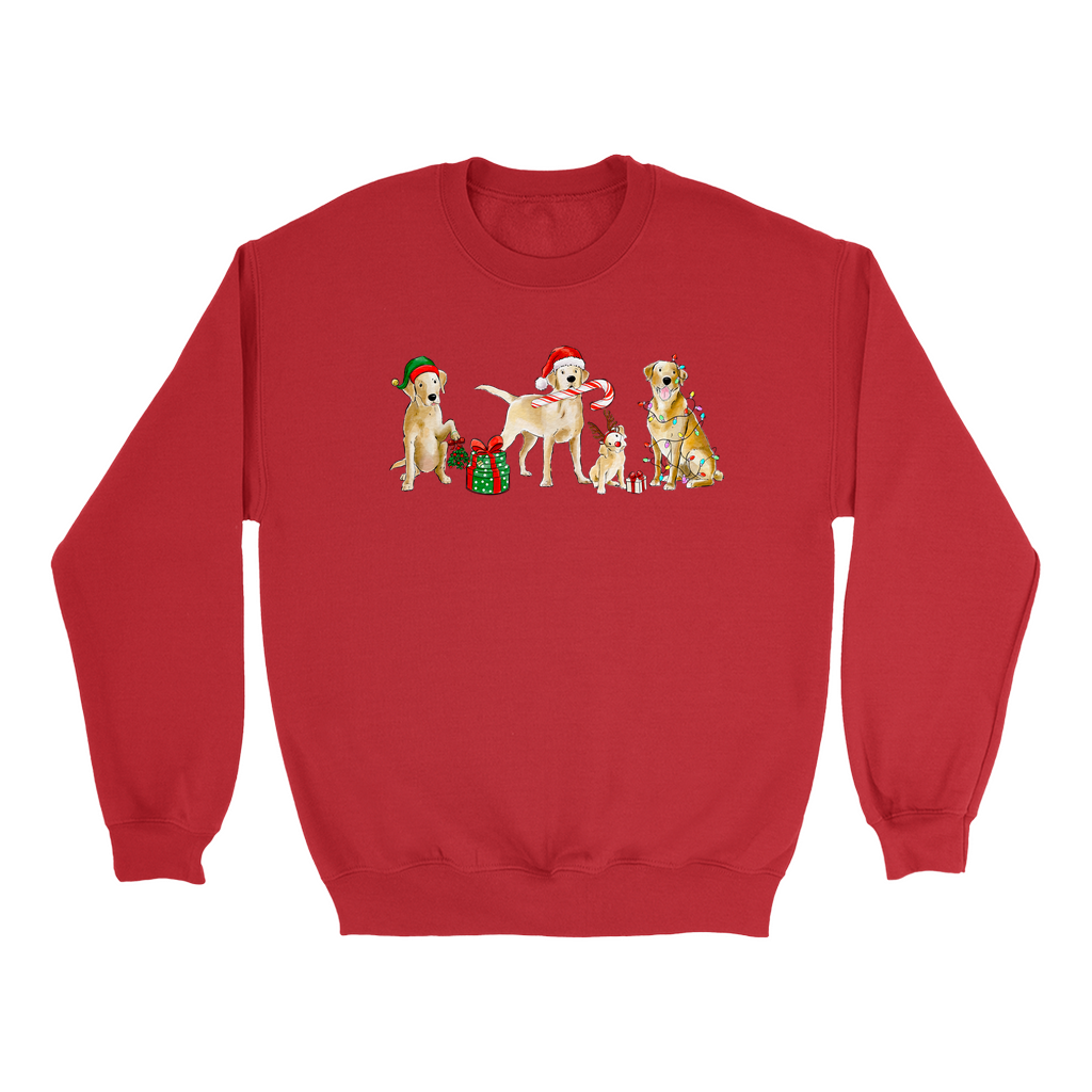 Yellow Lab Christmas Crewneck