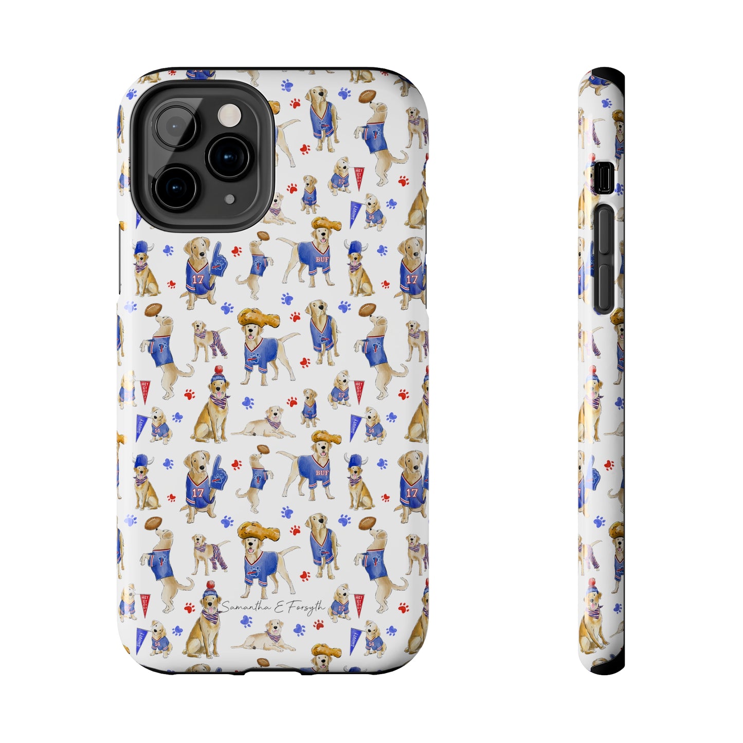 Buffalo Yellow Lab Pretty Tough Phone Case
