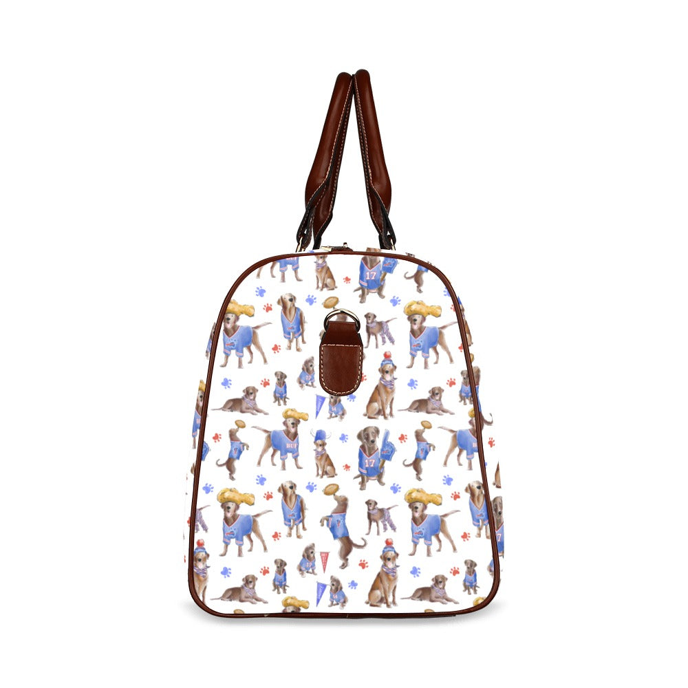 Buffalo Chocolate Lab Waterproof Travel Bag