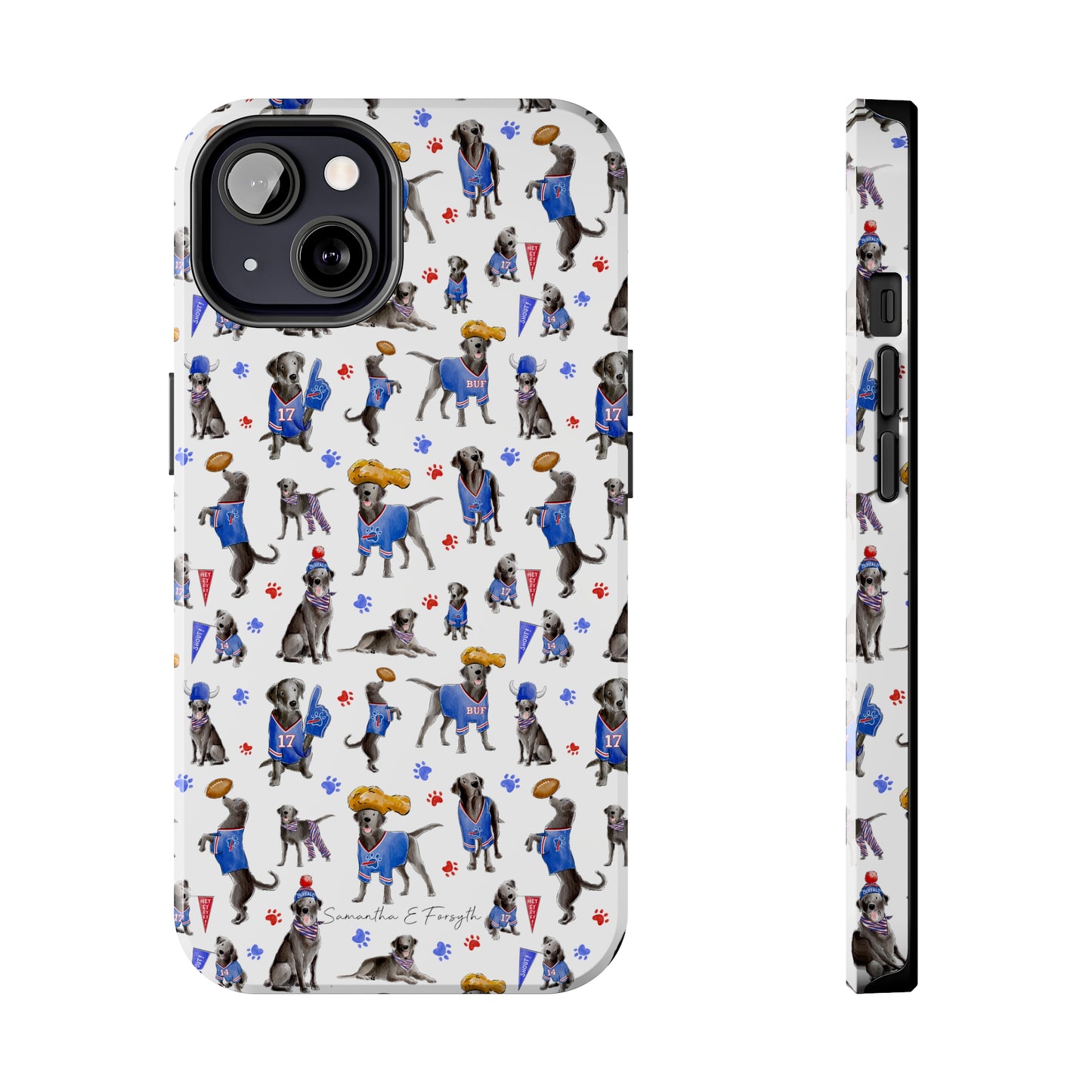 Buffalo Black Lab Pretty Tough Phone Case